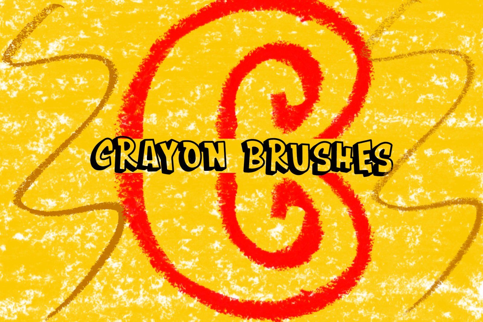 200+ Crayon Photoshop Brushes, Photoshop Brush, Crayon Texture, hand-drawn texture, Real Crayon Text — image 5