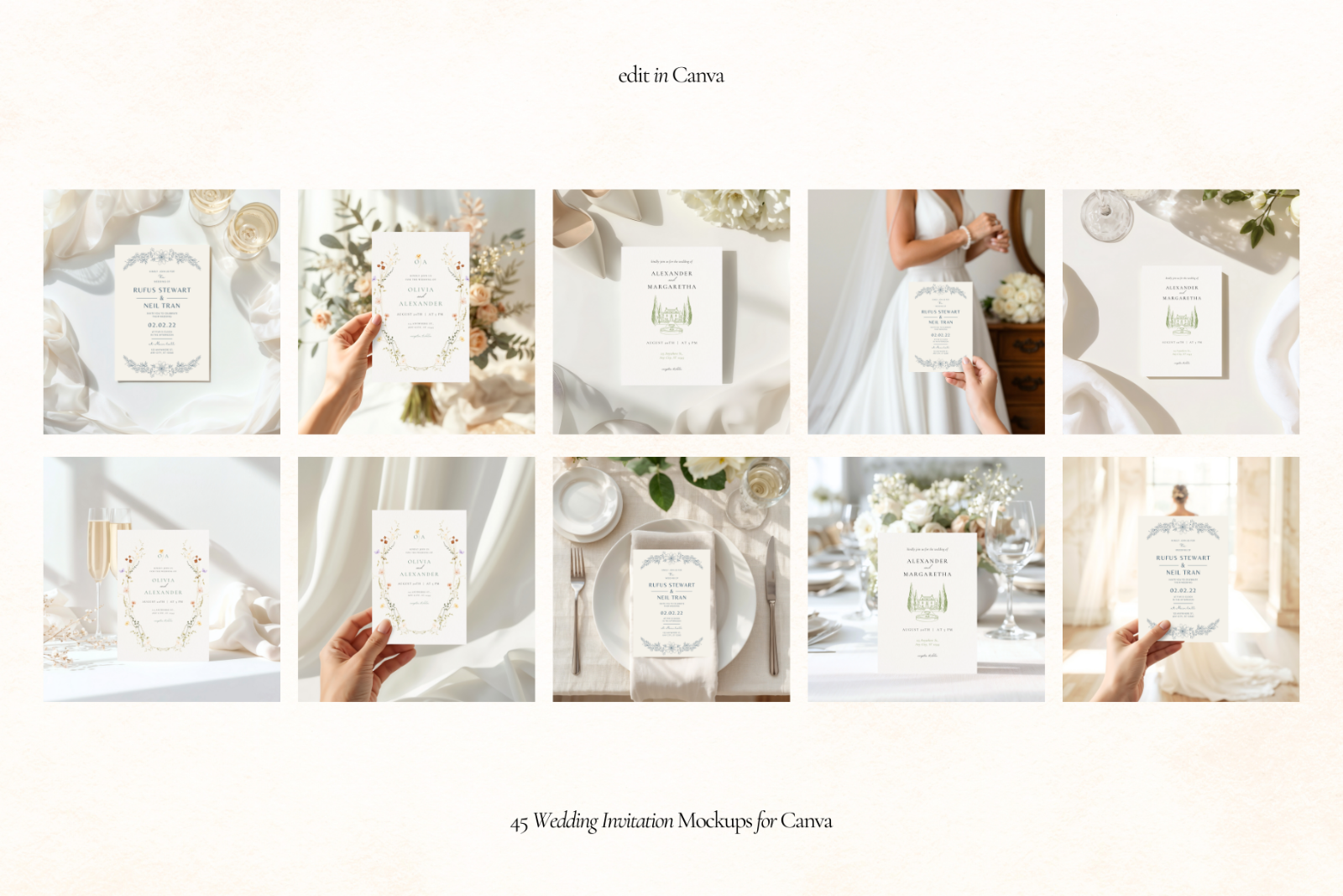 Wedding Invitation Canva Mockups — image 6