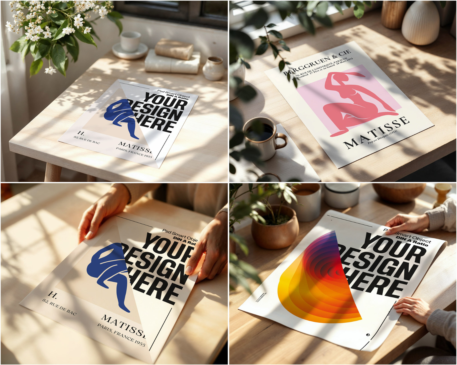 Poster Mockup Bundle: Din A Ratio PSD Template — image 6