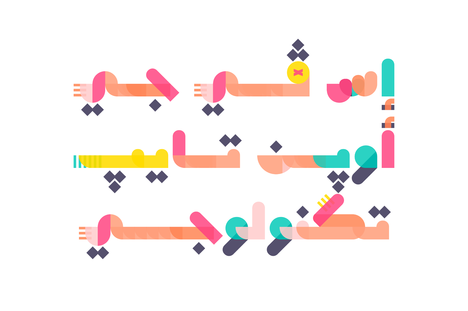 Tashkeel - Arabic Color Font — image 6