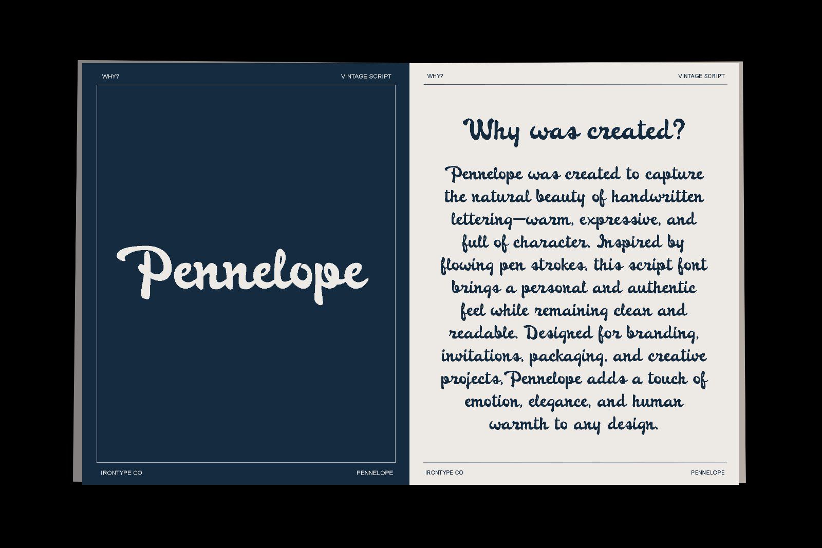 Pennelope - Handwritten Vintage Script — image 6