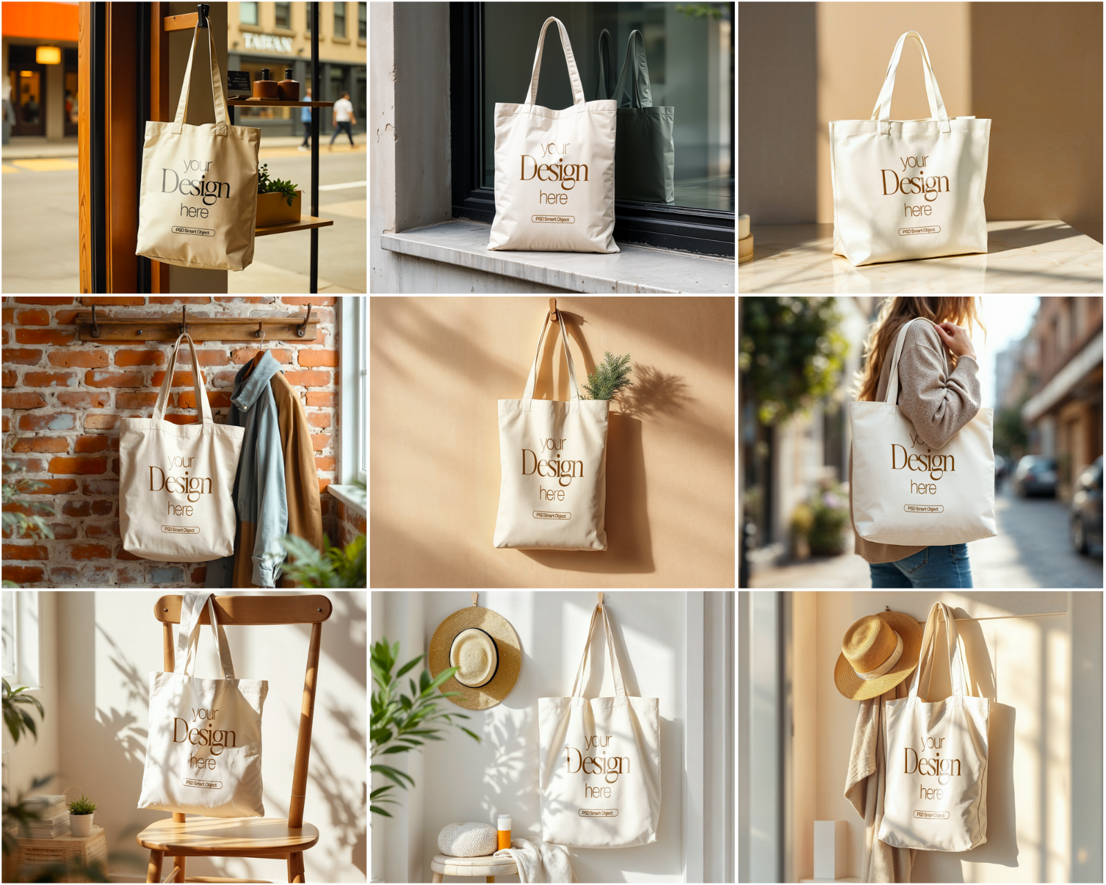 50 Fashion Tote Bag Mockups PSD Bundle with Smart Objects — image 6