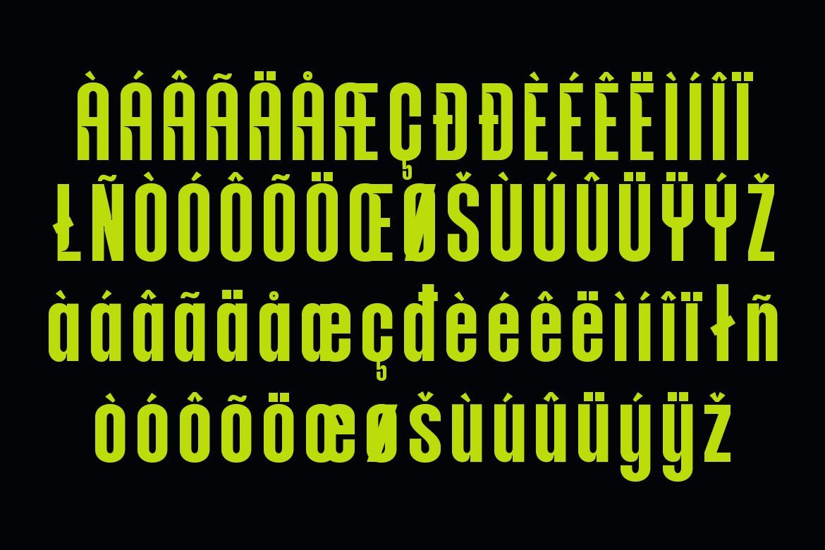 NEXORA - A Modern Condensed Display Font Family — image 9