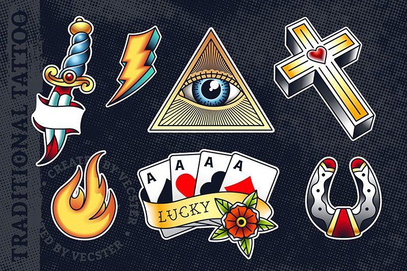 Traditional Tattoo Vector Pack — image 6
