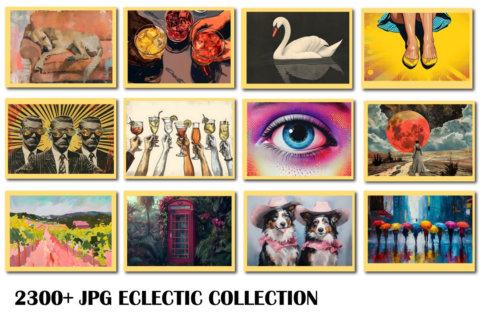 Eclectic Wall Art Collection Entire Shop Sale, Bundle Wall Art, Aesthetic wall posters, Wall Art, De — image 8