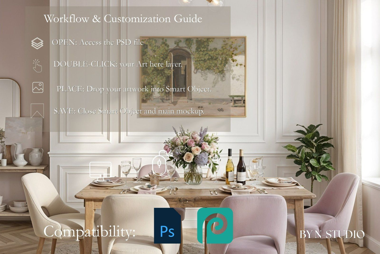 Luxury Pink Frame Mockup Bundle — image 6