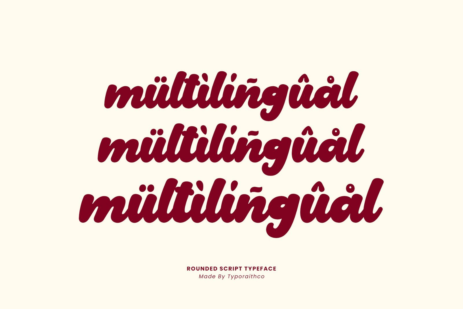 Cattie | Rounded Script Typeface — image 8
