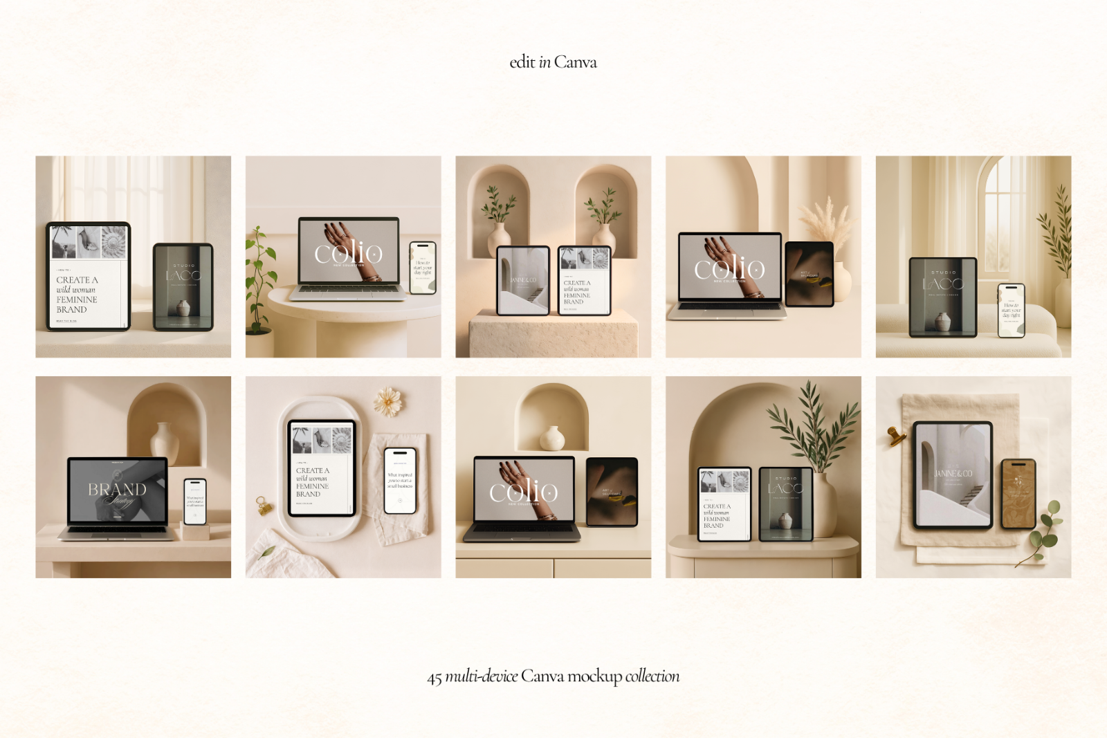45 Multi Device Canva Mockups — image 6