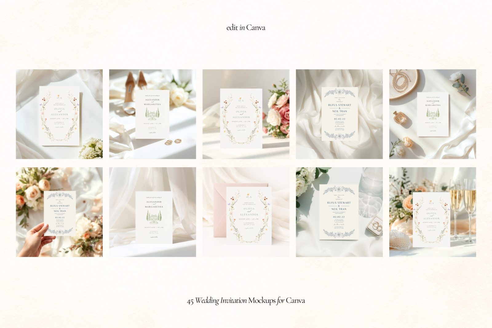 Wedding Invitation Canva Mockups — image 7