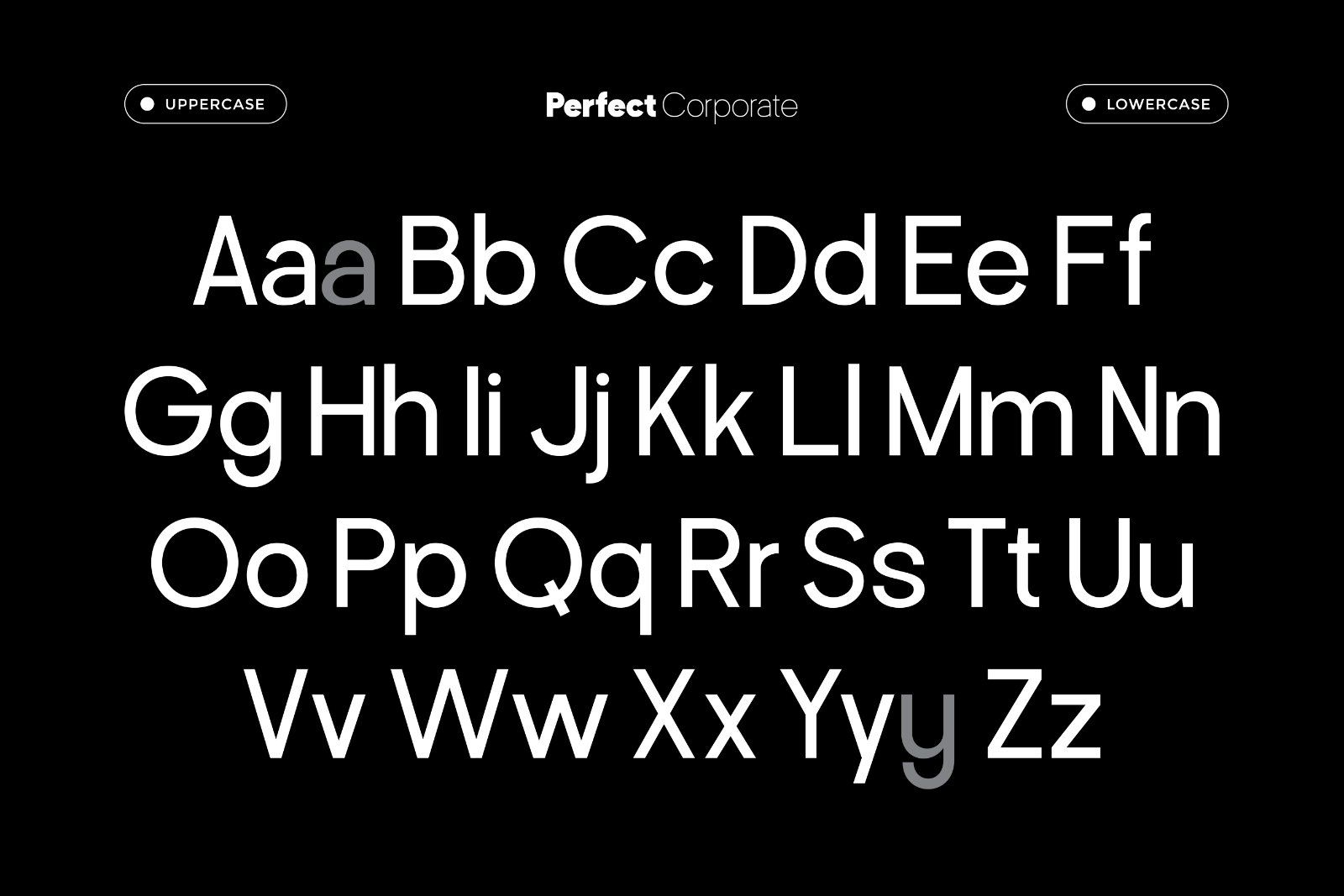 Perfect Corporate – Modern Geometric Sans Serif Family — image 7