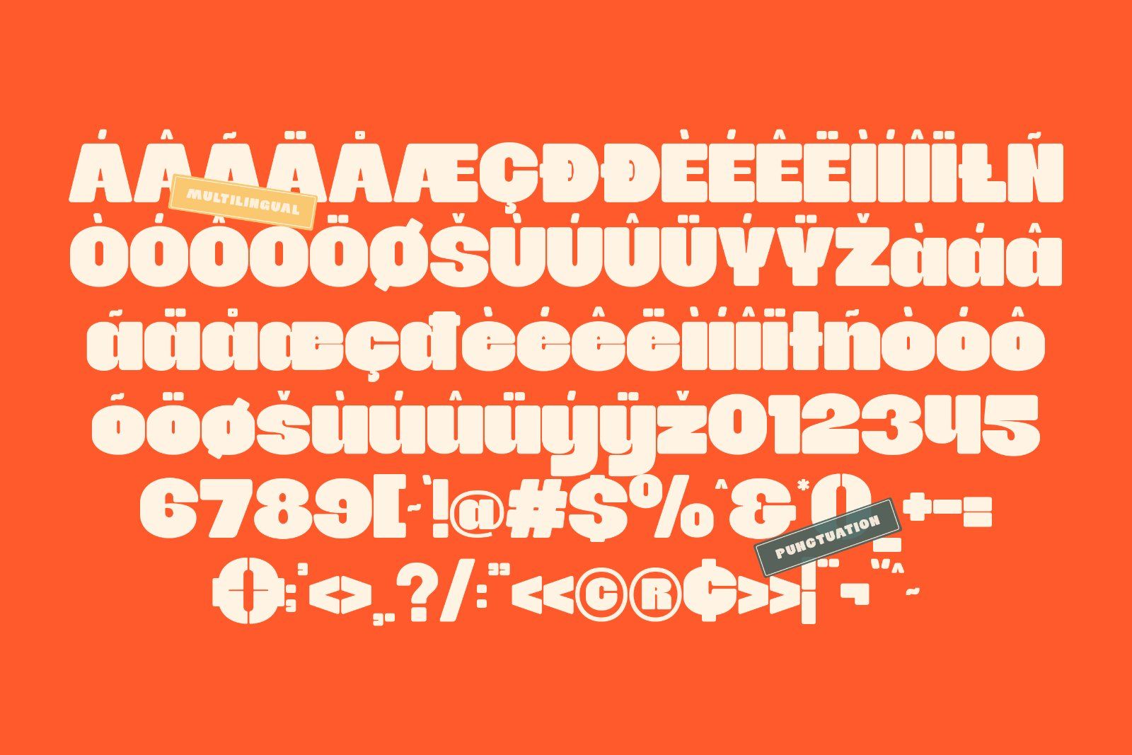 Shagie Boogie | Extra Chunky Bold Display Font — image 10