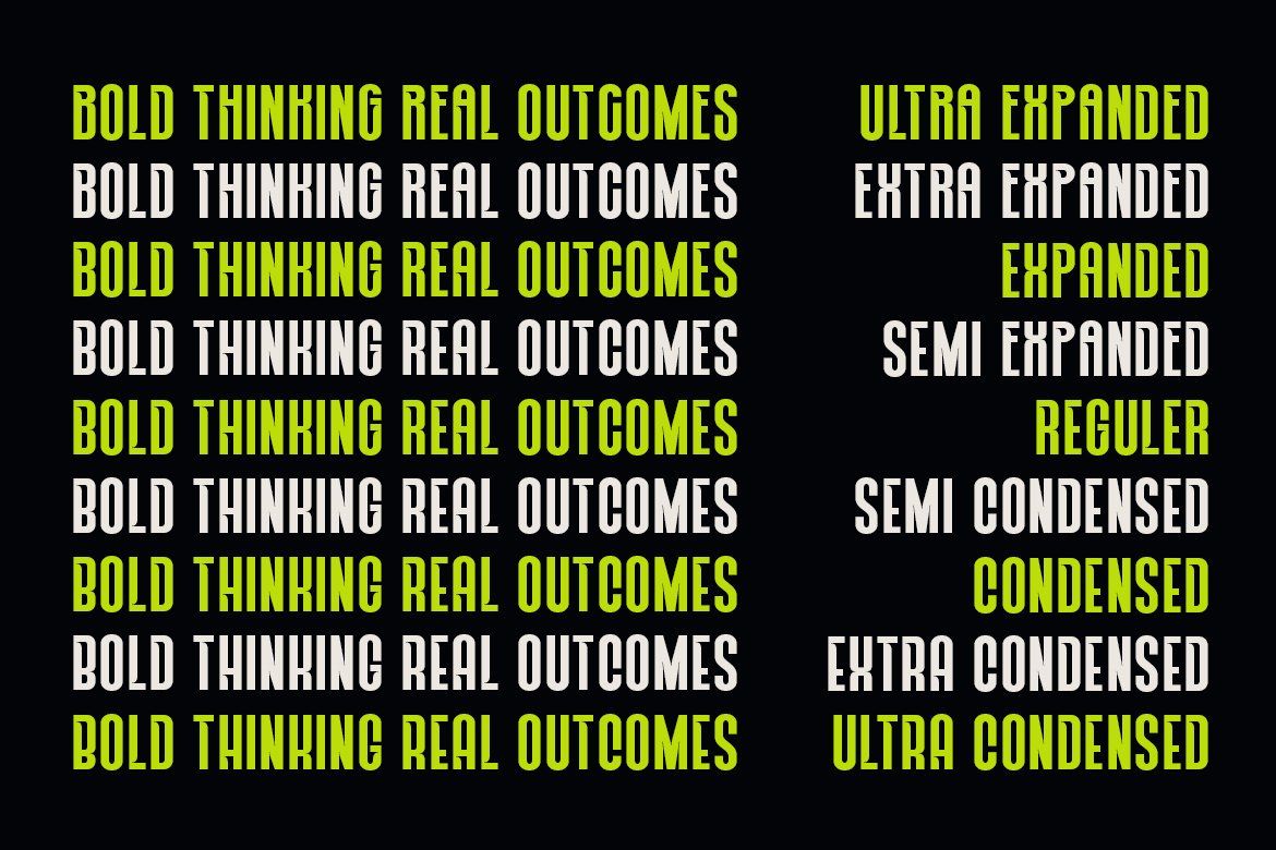 NEXORA - A Modern Condensed Display Font Family — image 8