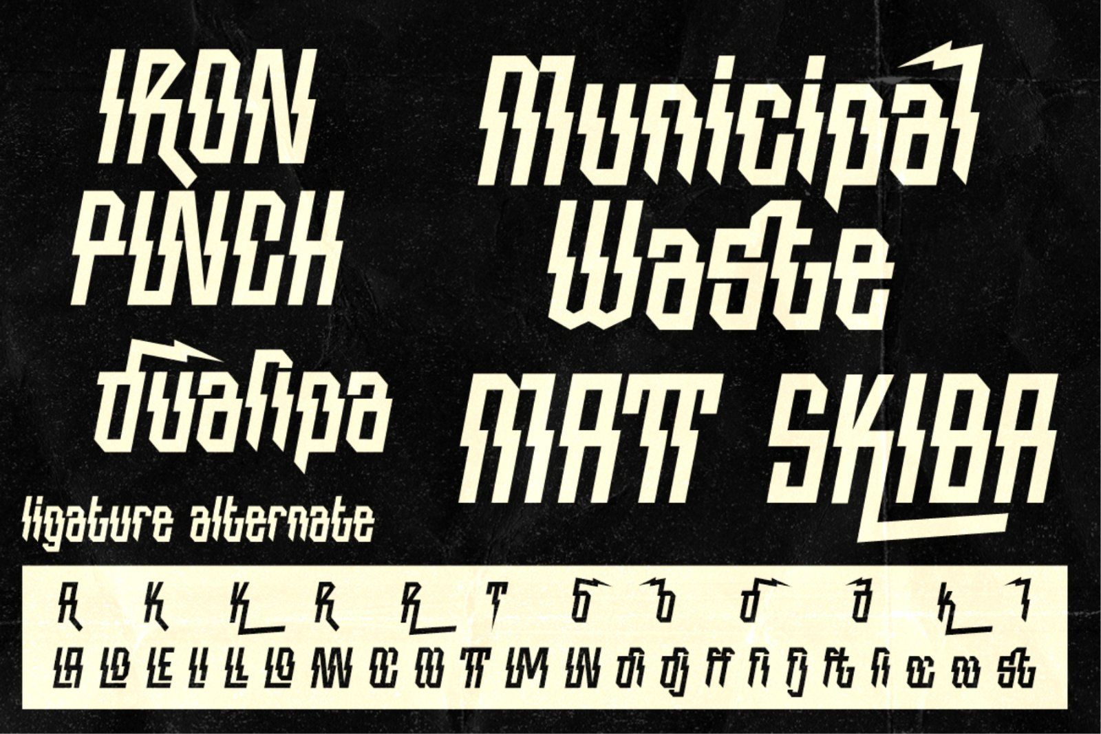 Iron Thunder - Font — image 7