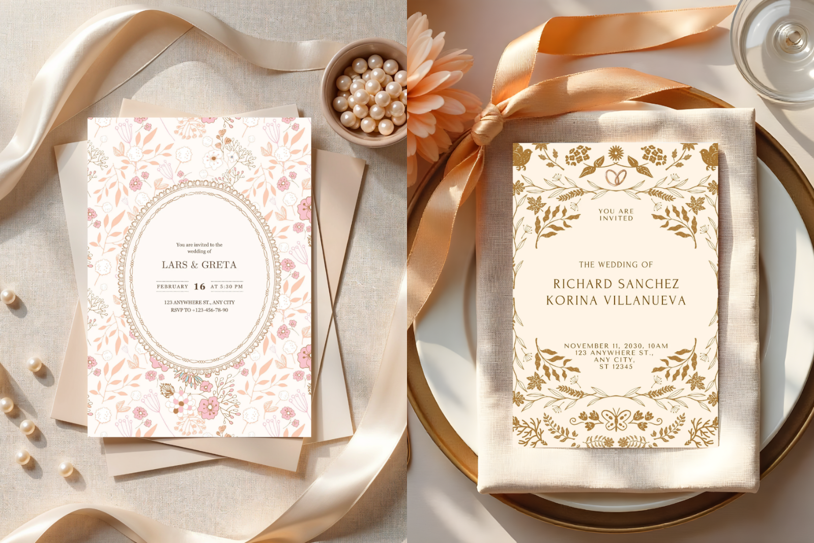 45 Invitation Card Mockups for Canva — image 7