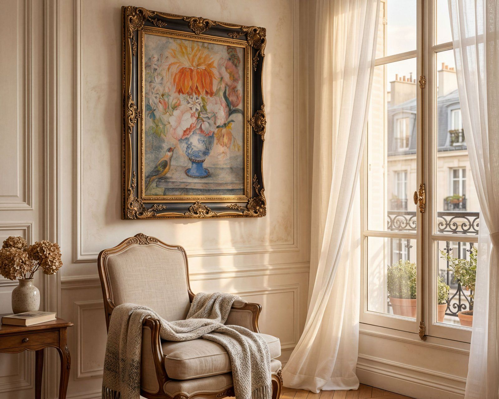4x5 ornate frame mockup, baroque style frame PSD — image 5