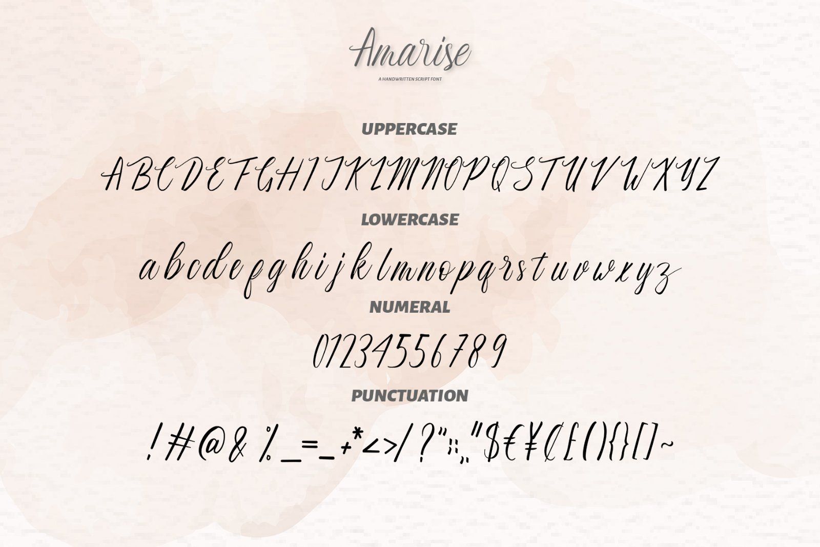 Amarise - Handwritten Font — image 7