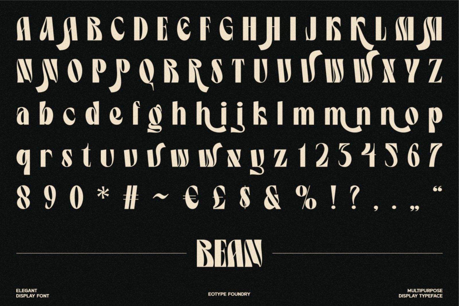 Bean - Display Font — image 7