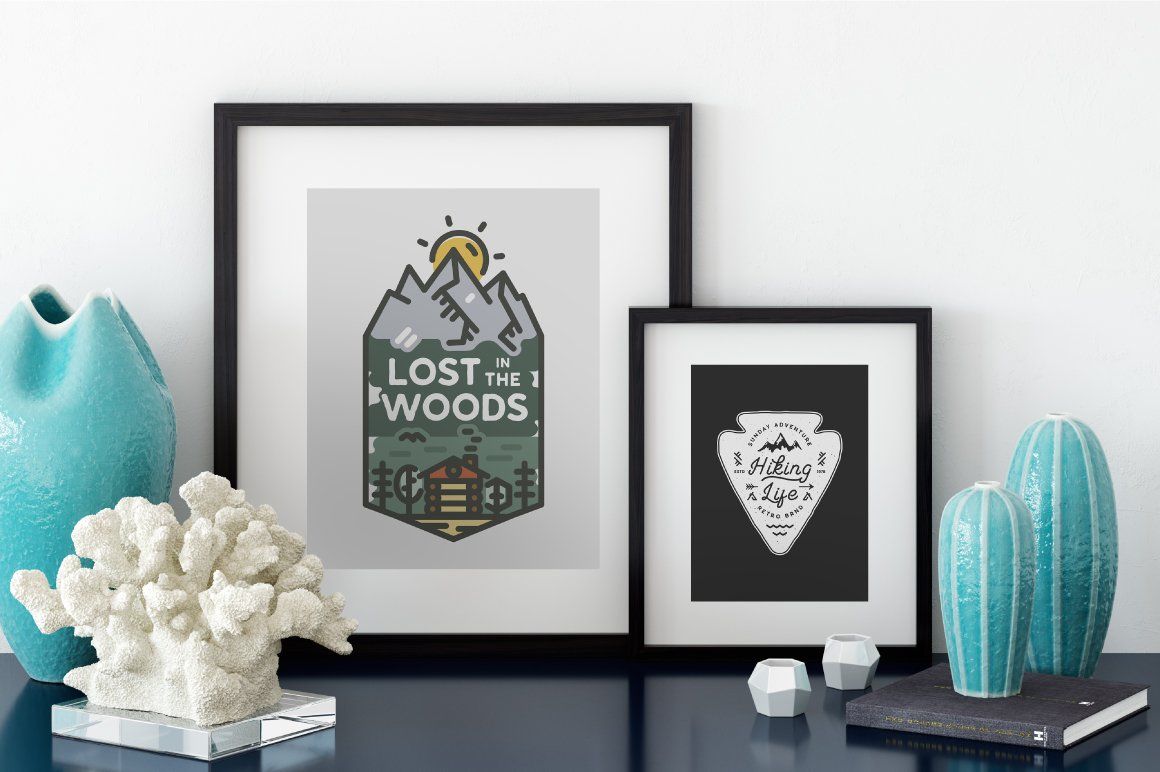 Retro Camp Badges / Stickers Vol.1 — image 8