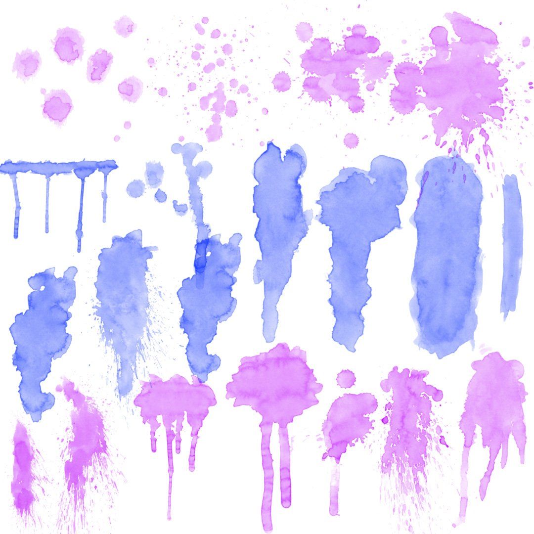 100 Realistic Watercolor Photoshop Brushes - Watercolor Brushes Download - Watercolor Photoshop — image 7