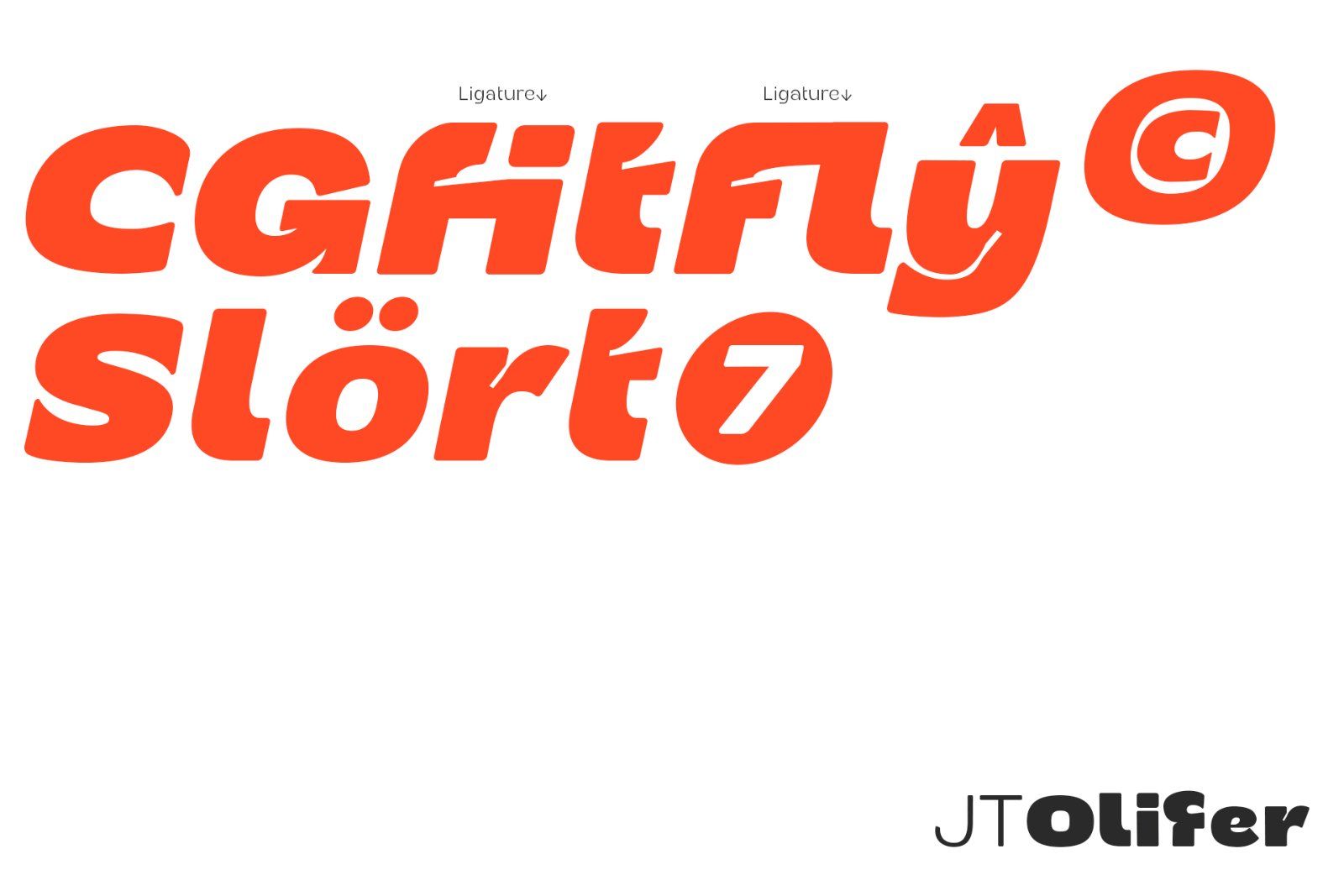 JT Olifer | 40 Font Family — image 7