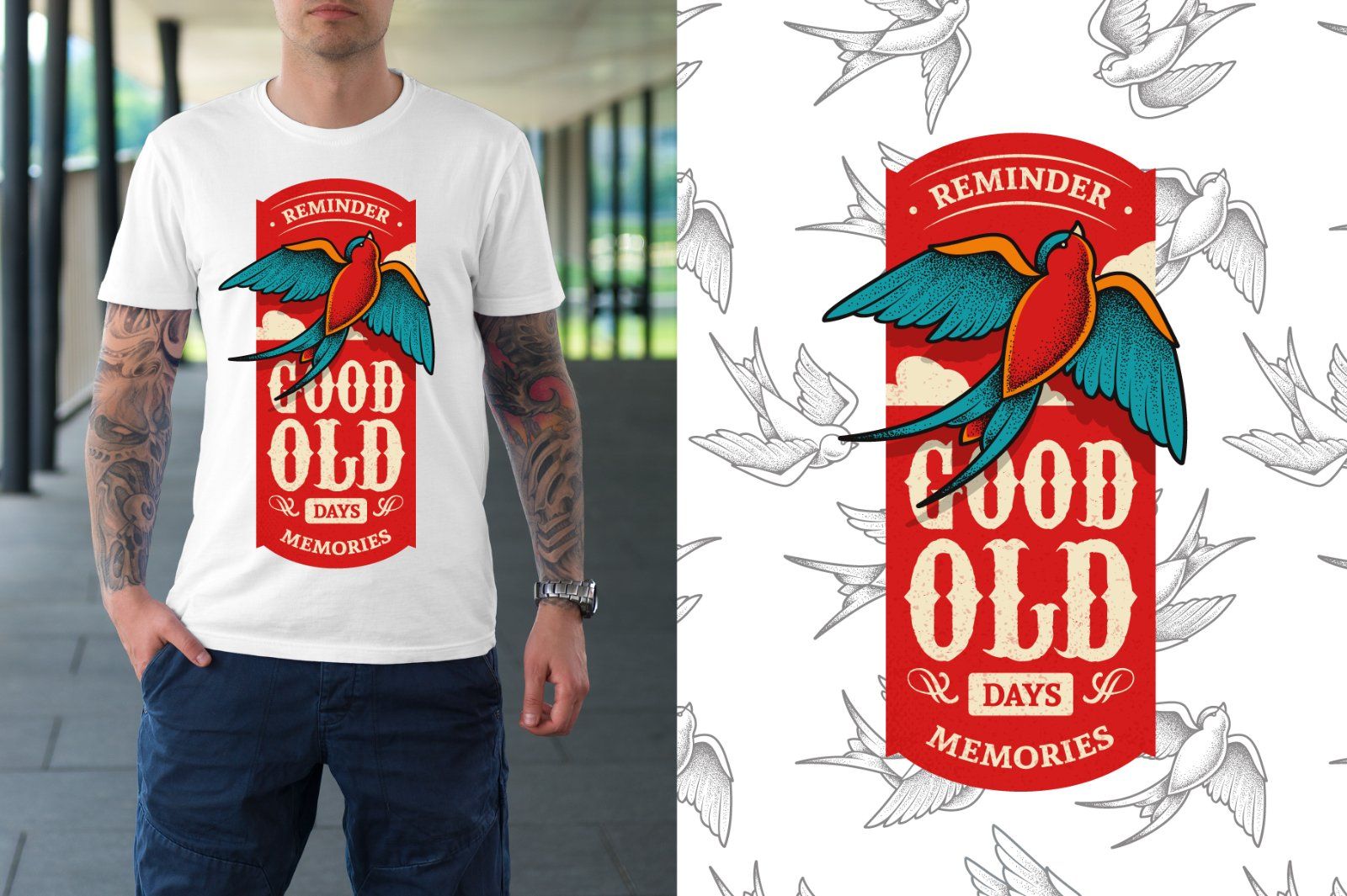Old School Tattoo Birds — image 7