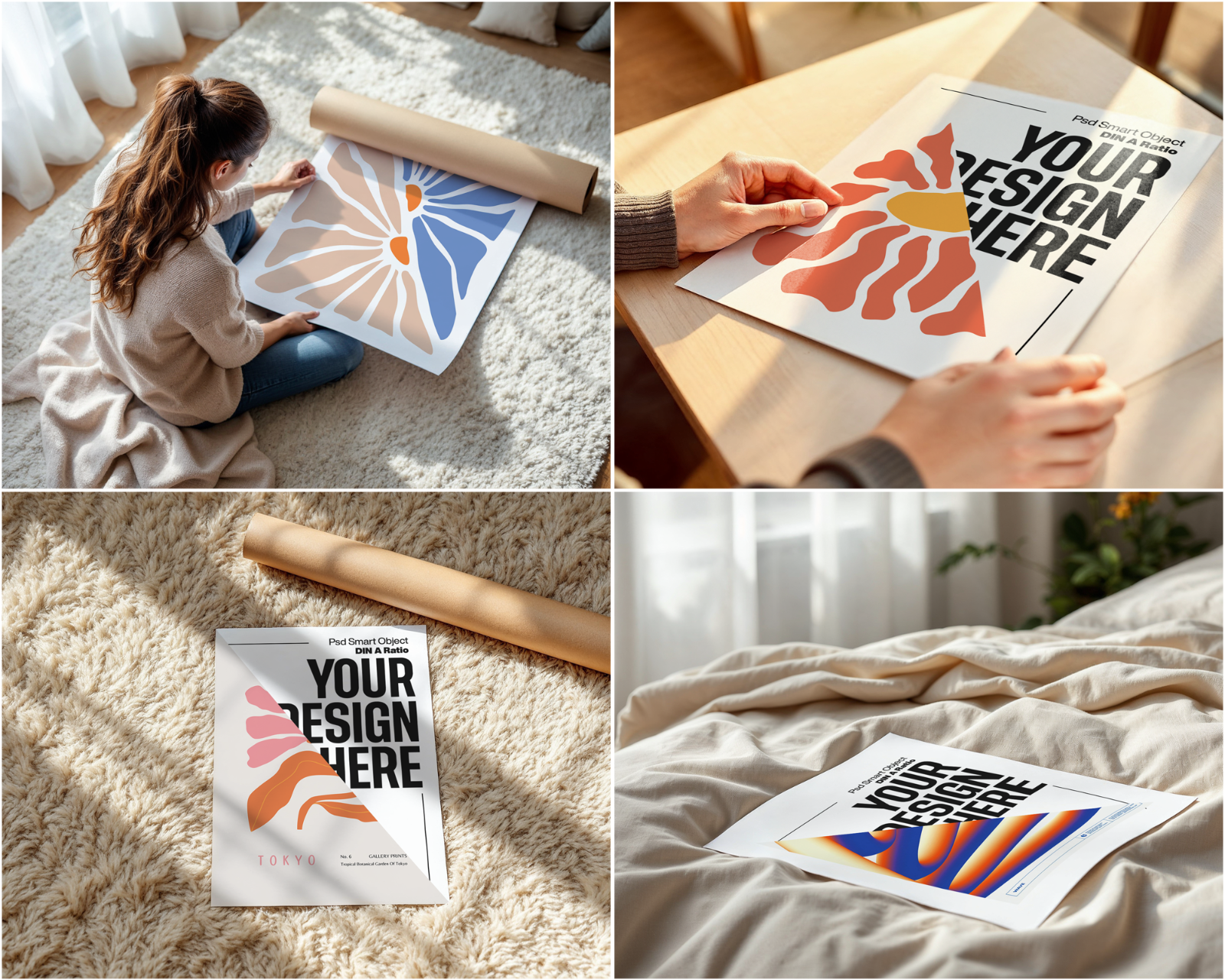 Poster Mockup Bundle: Din A Ratio PSD Template — image 7