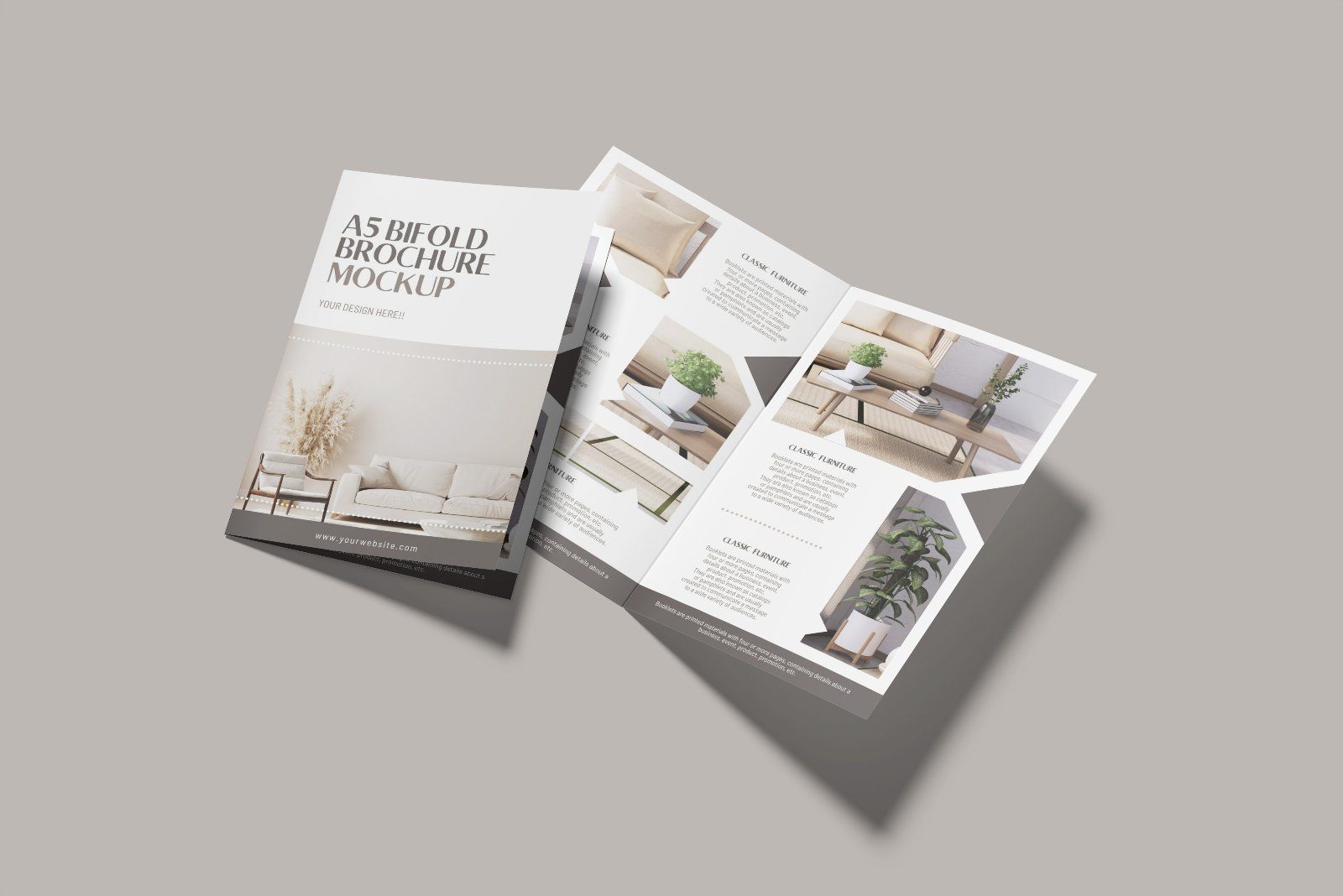 A5 Bifold Brochure Mockup — image 7