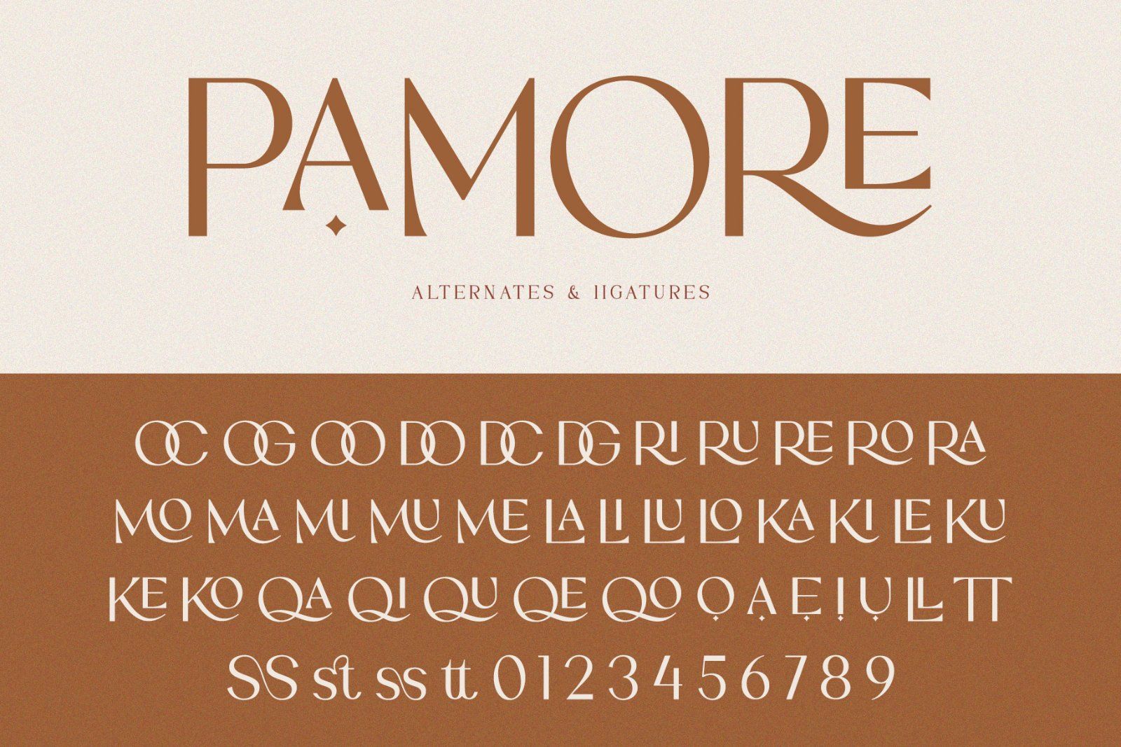 Pamore | Elegant Ligature Sans Serif — image 11