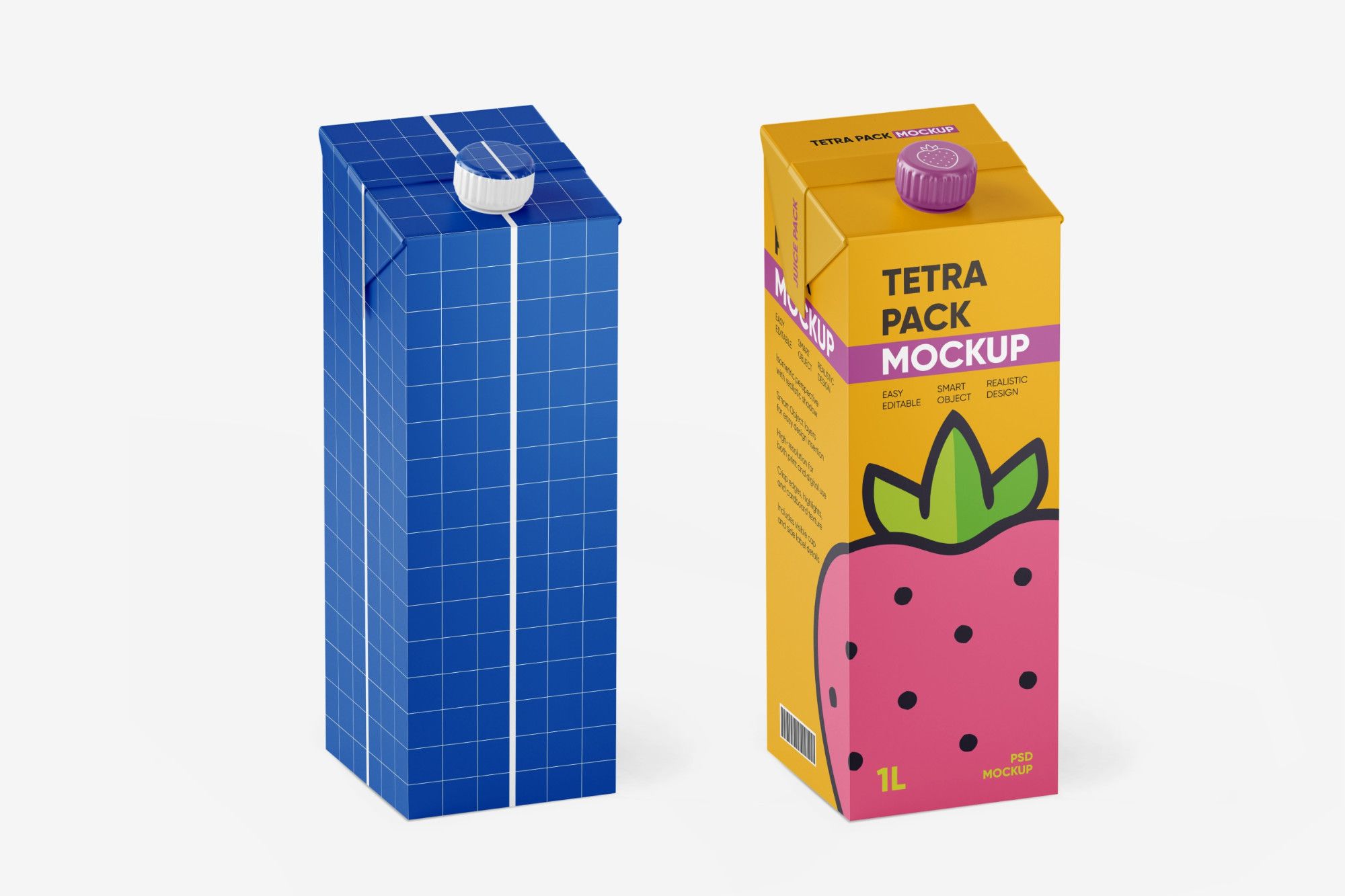 Tetra Pack Juice & Milk Box Mockup Set — image 8
