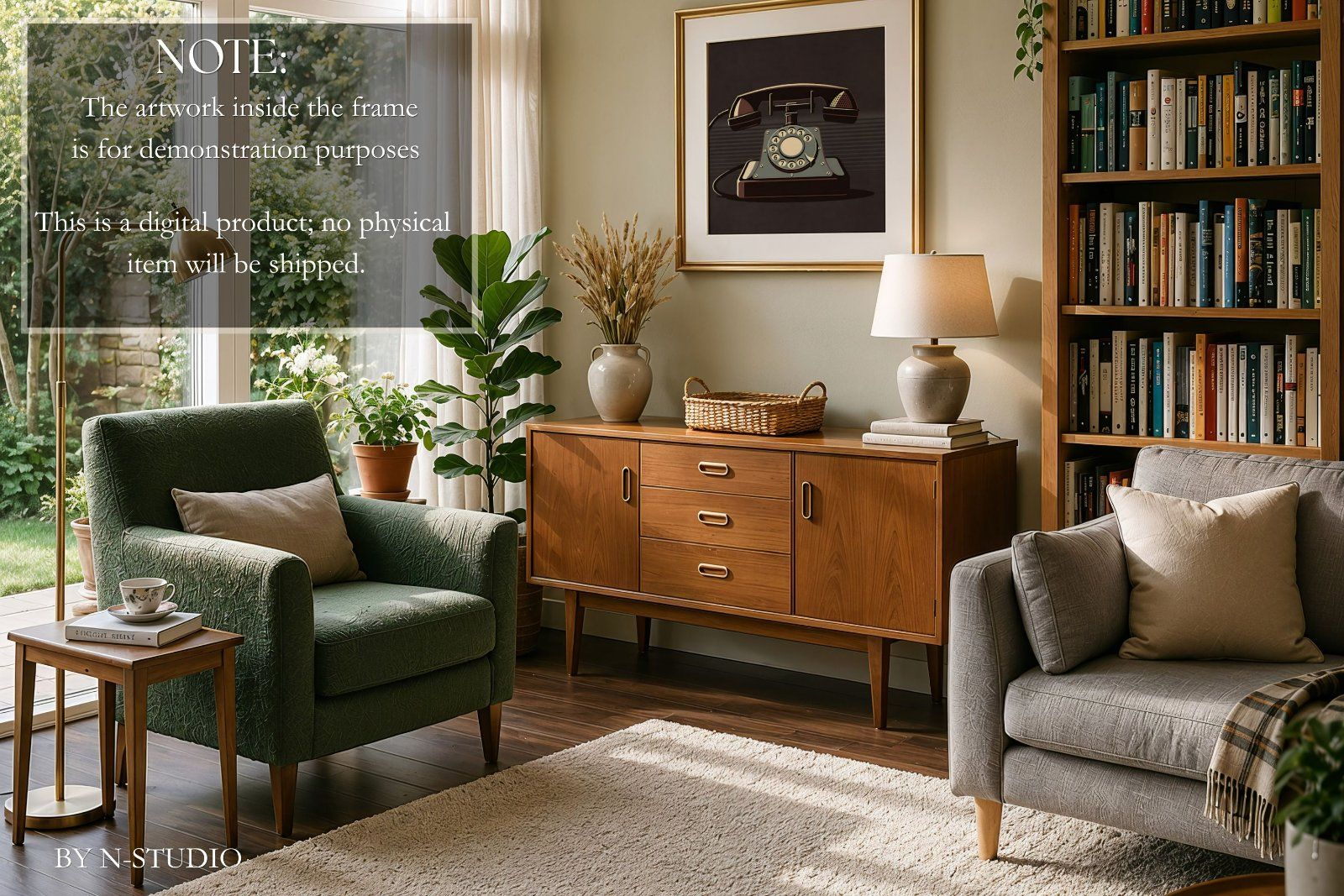 Modern Living Room Frame Mockup Bundle — image 8