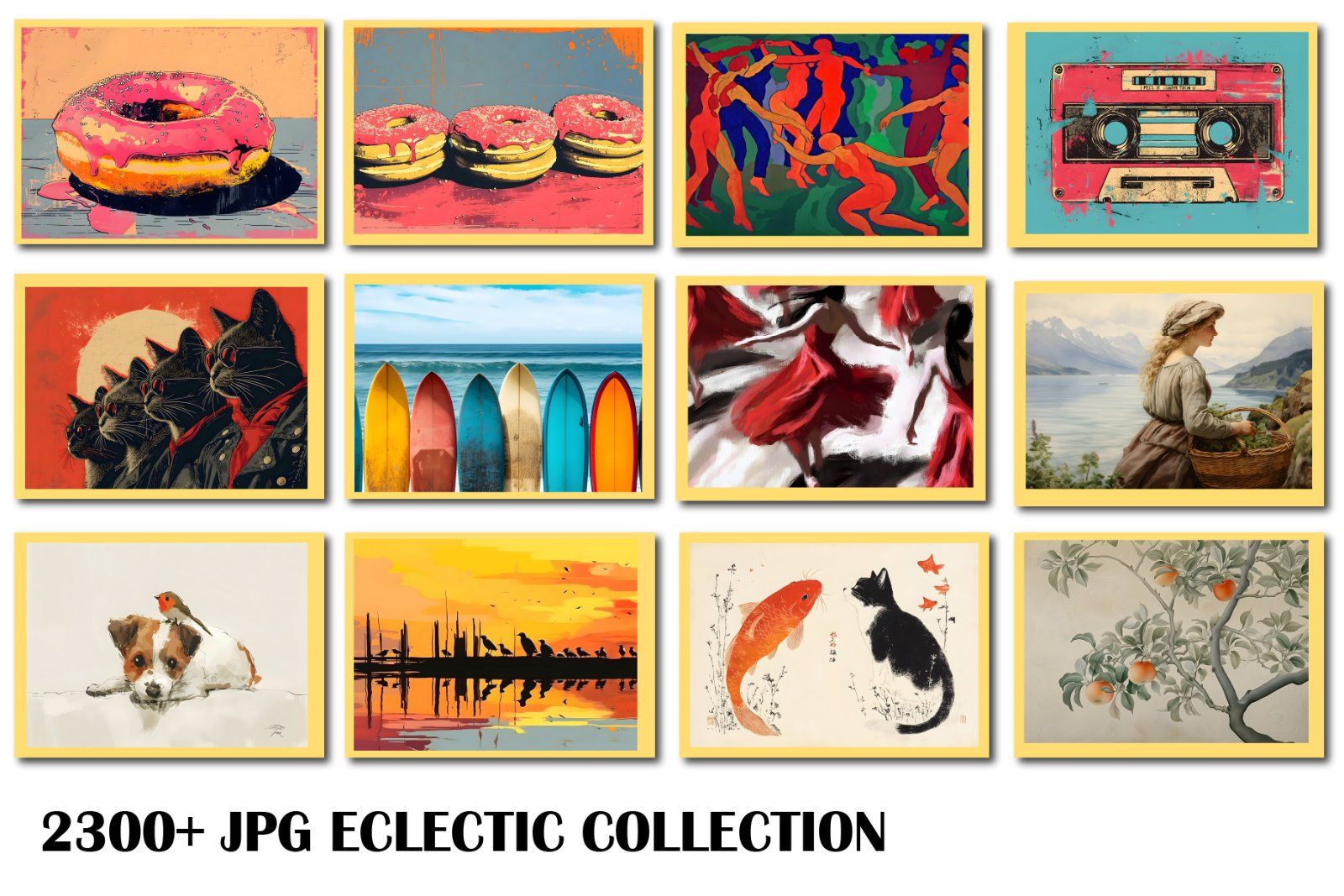 Eclectic Wall Art Collection Entire Shop Sale, Bundle Wall Art, Aesthetic wall posters, Wall Art, De — image 9