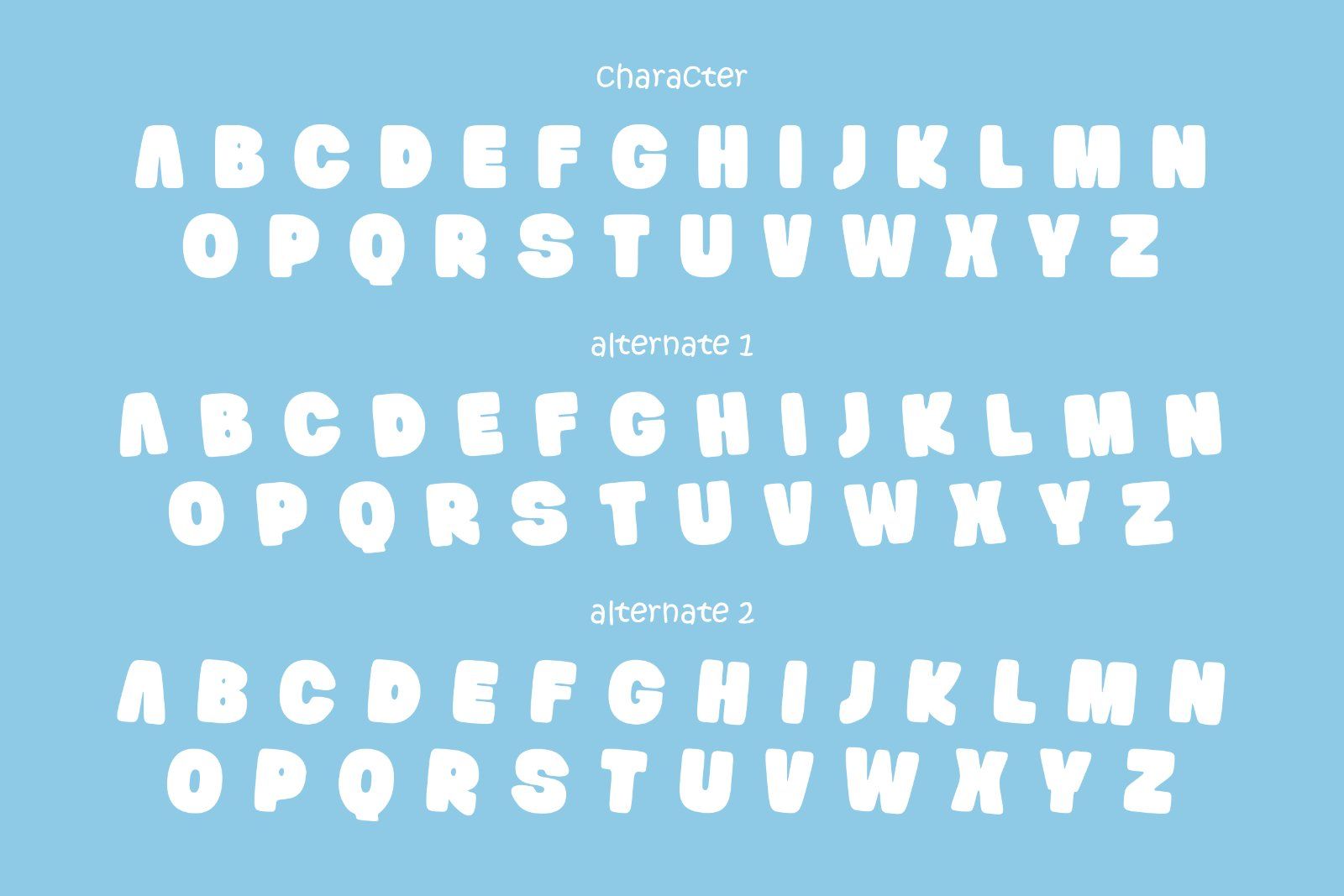 Bubble Gummy | Playful Display Font — image 7