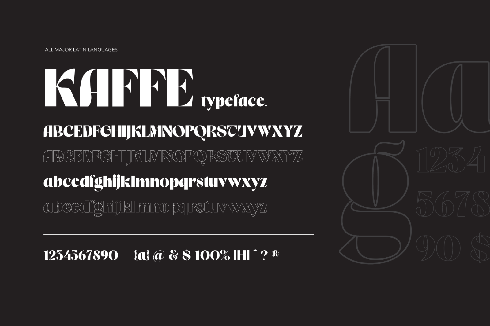 Kaffe | Psychedelic Typeface — image 9