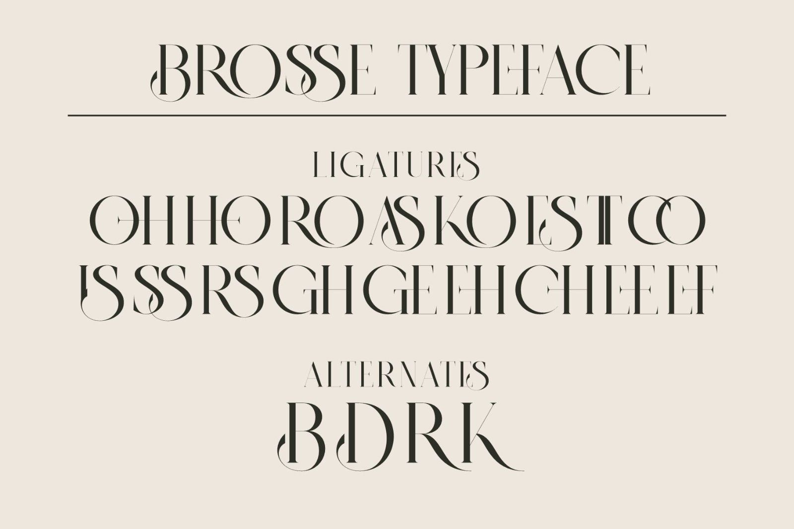 BROSSE Classy Ligature Serif — image 8