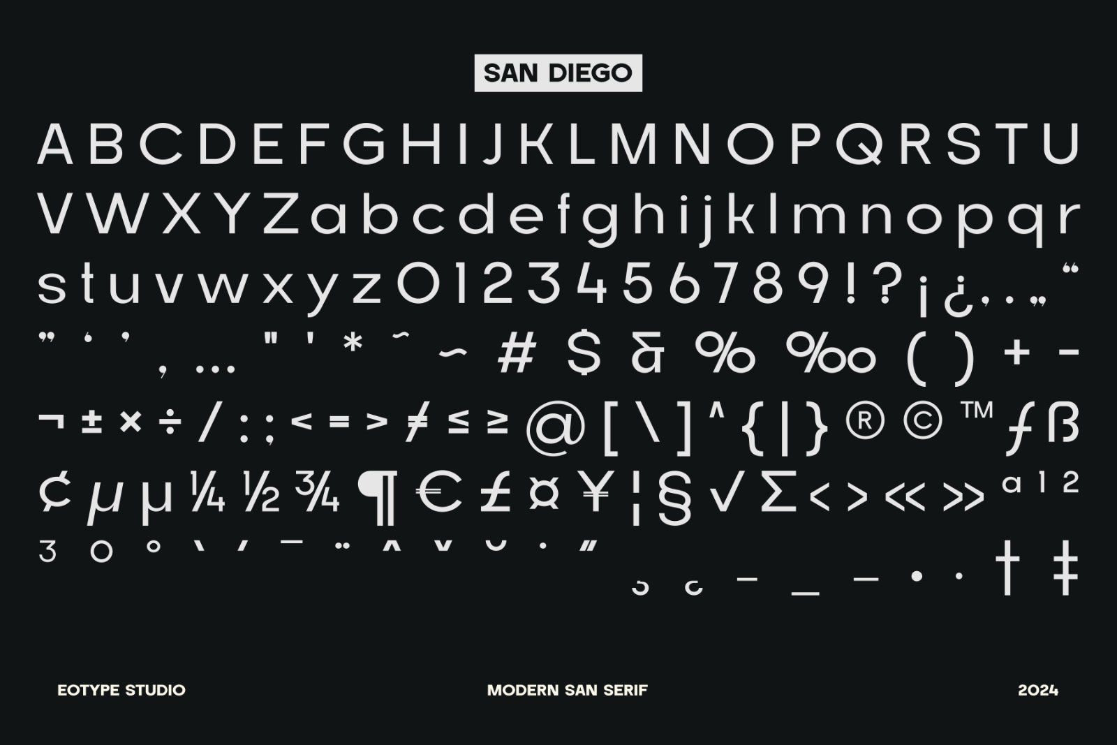 Sand Diego Family Font — image 8