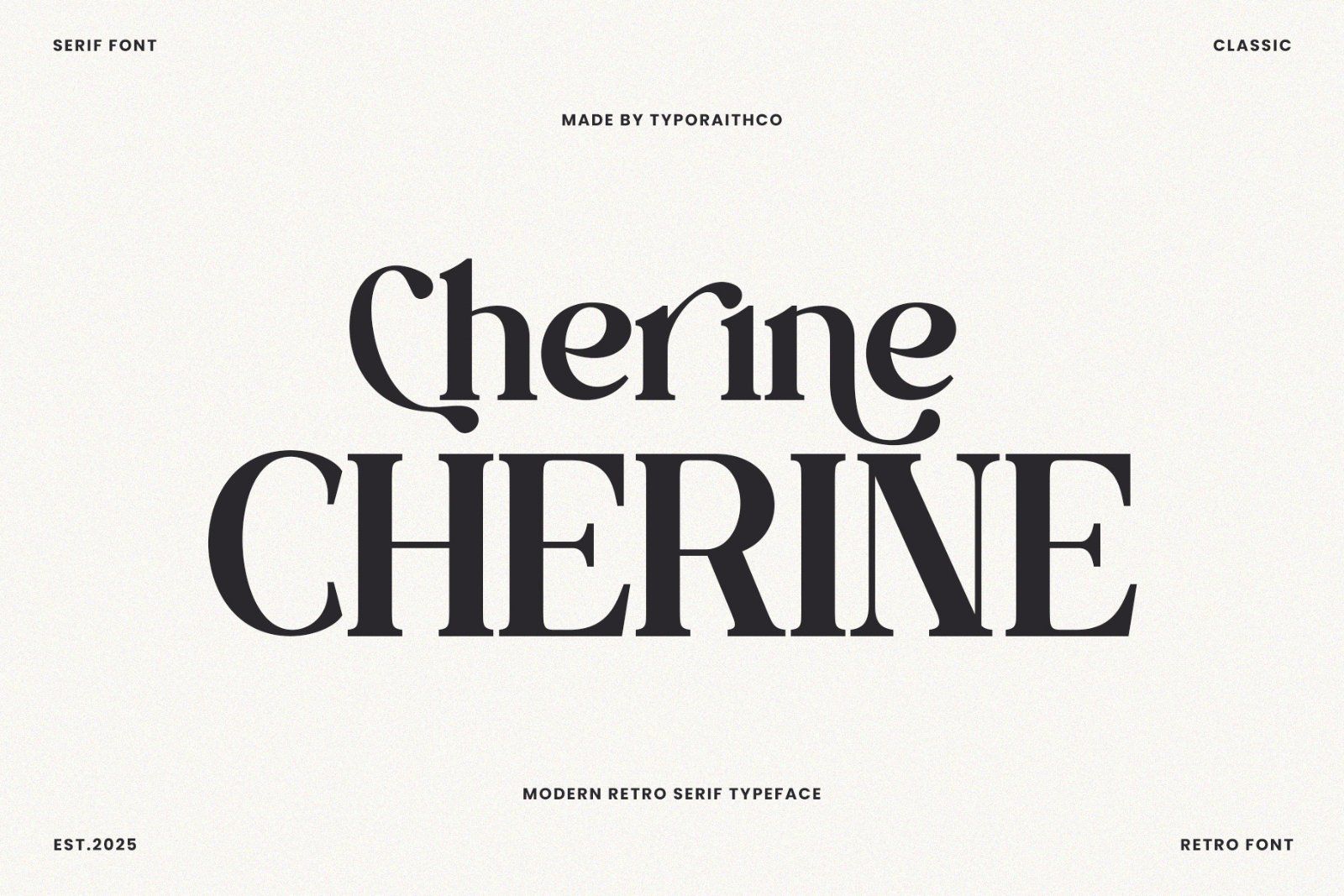 The Cherine | Modern Retro Serif — image 9