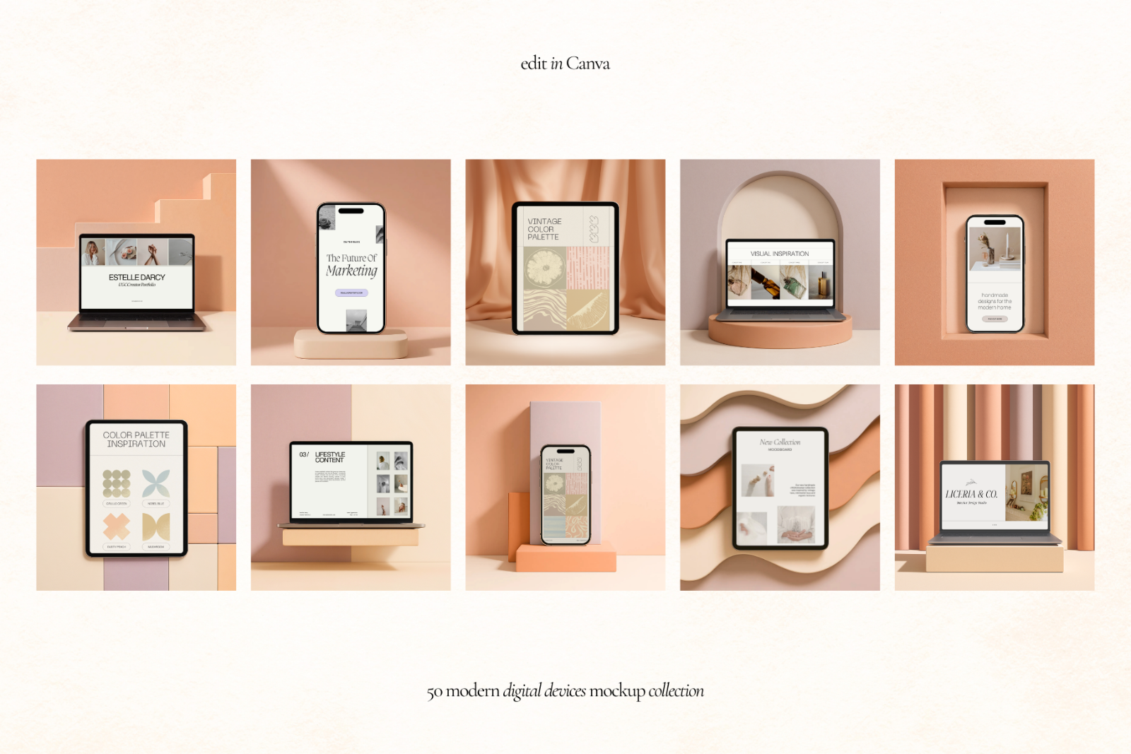 50 Digital Devices Canva Mockups — image 8