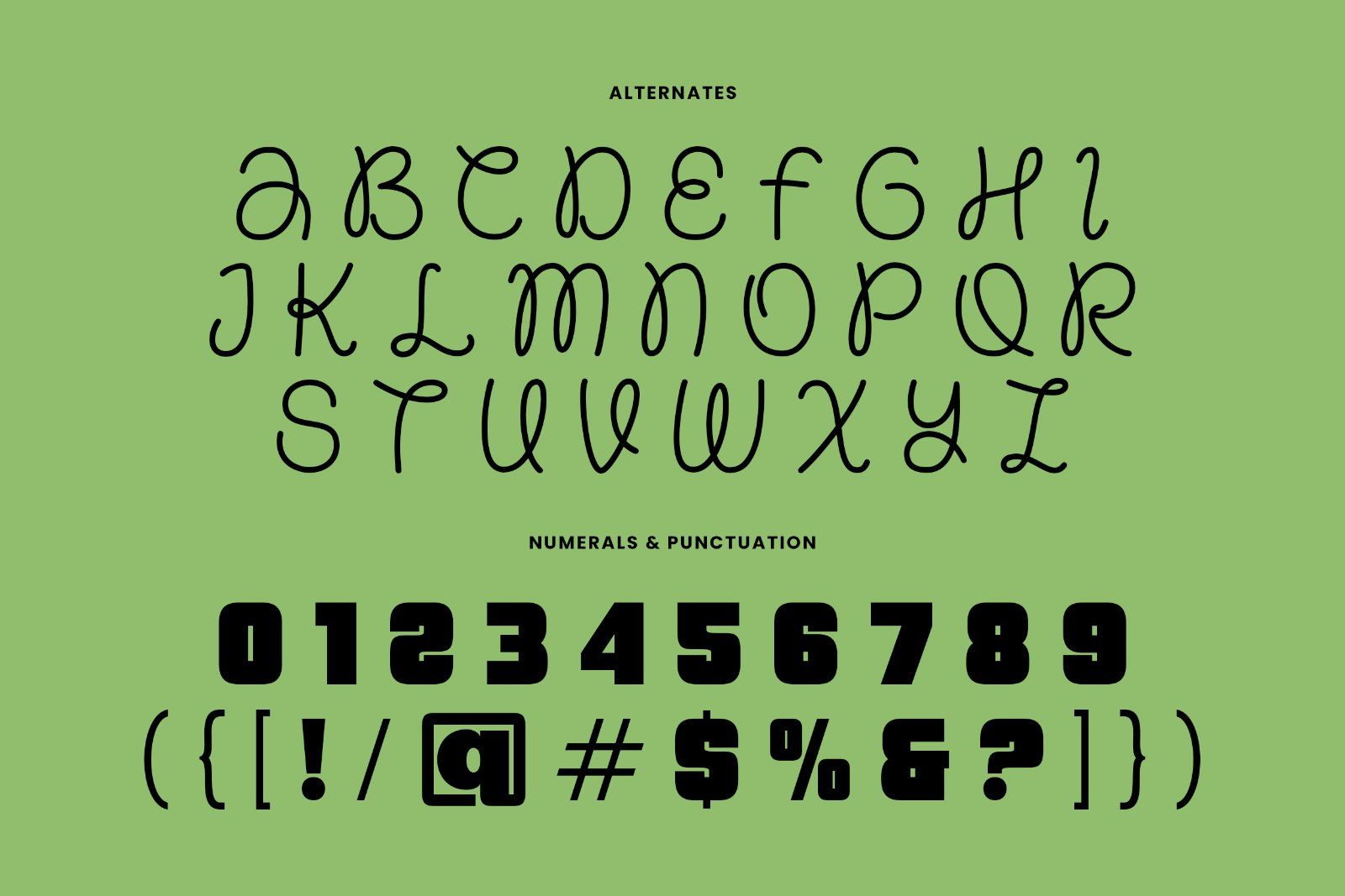Moreno | Combination Display Font — image 8