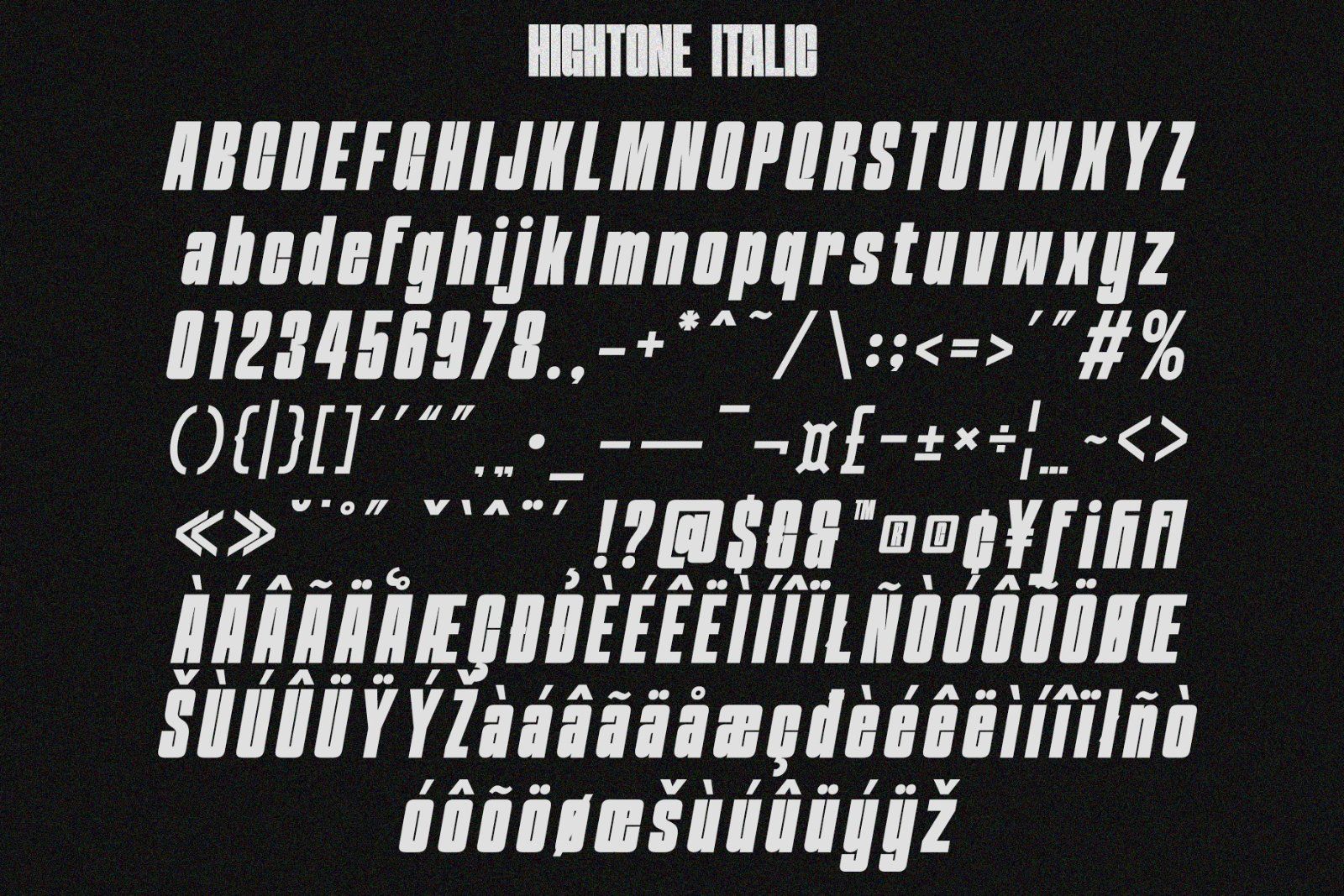 Hightone | Condensed Duo Font — image 10