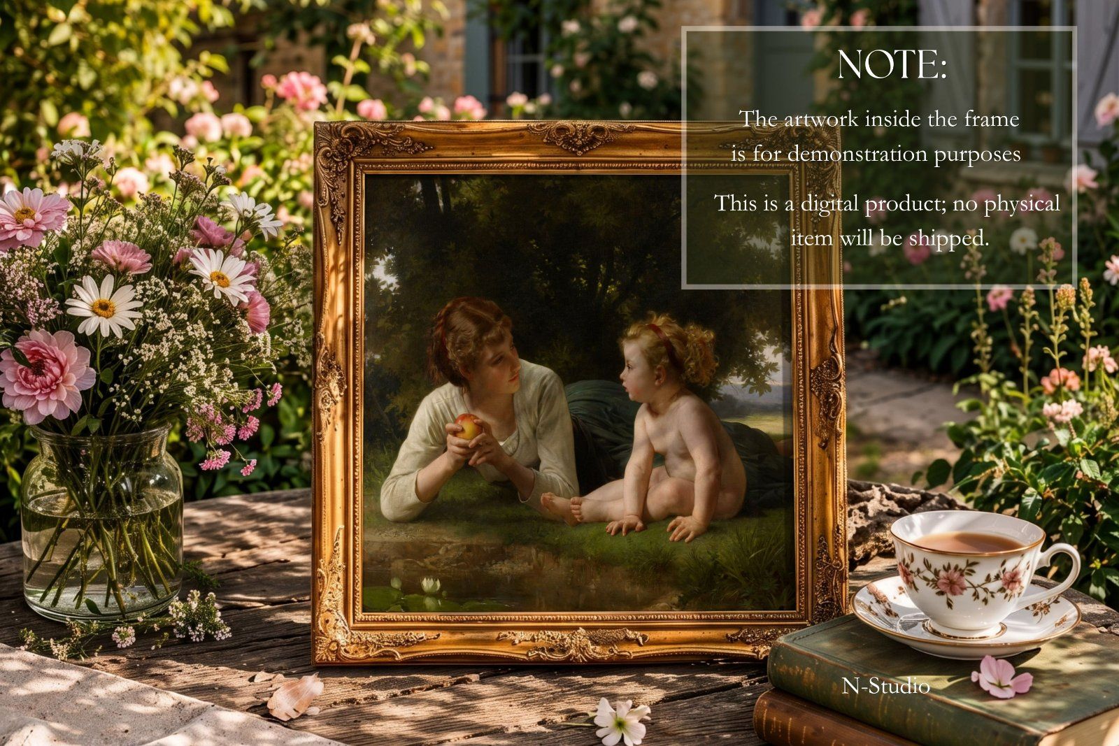 Spring Frame Mockups: Elegant Baroque & Gold Frames Collection — image 8