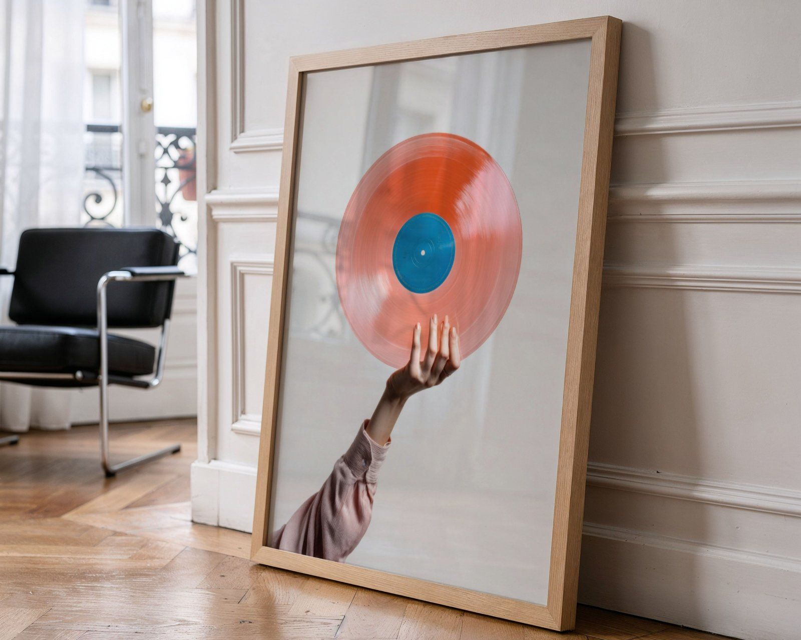 3x4 Portrait Frame PSD, Vertical Poster Mockup, Glass Effect Frame, — image 8