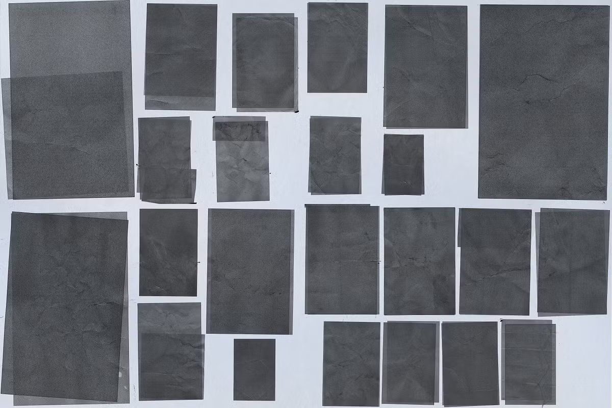 Crumpled archive paper textures — image 8