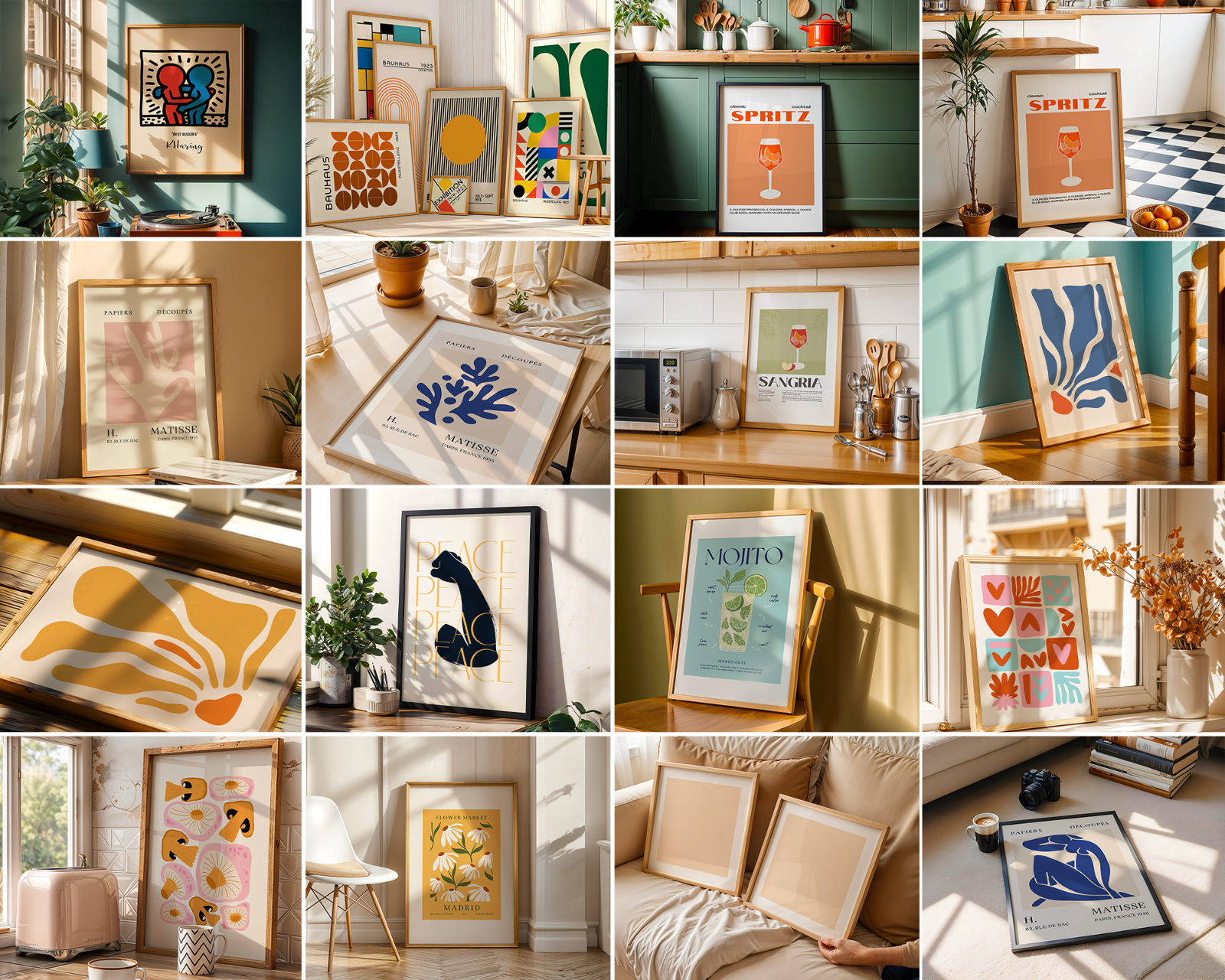 500+ Wall Art Frames Mockup PSD Bundle Set (Digital Download) — image 11