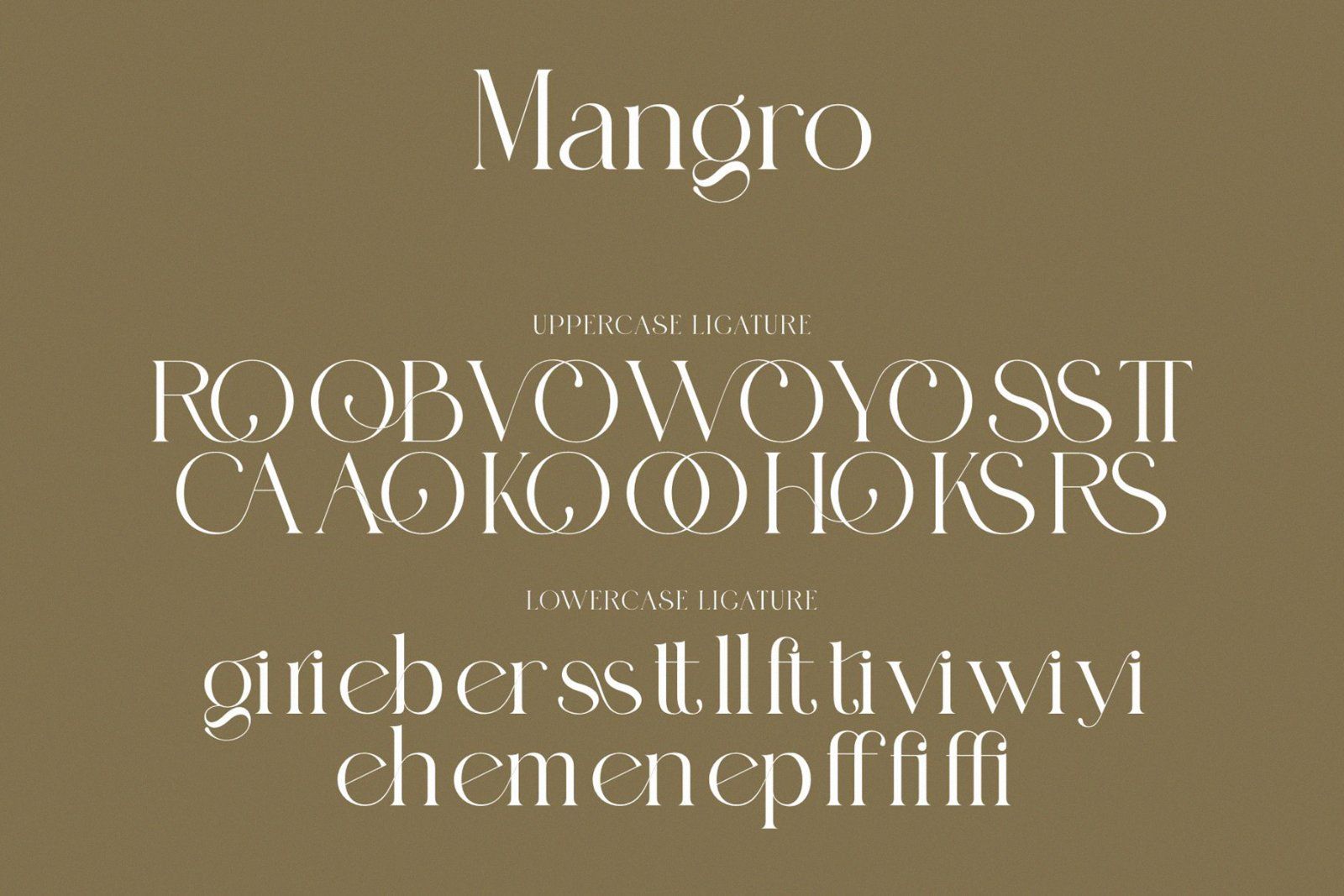 Mangro Elegant Serif Typeface — image 8