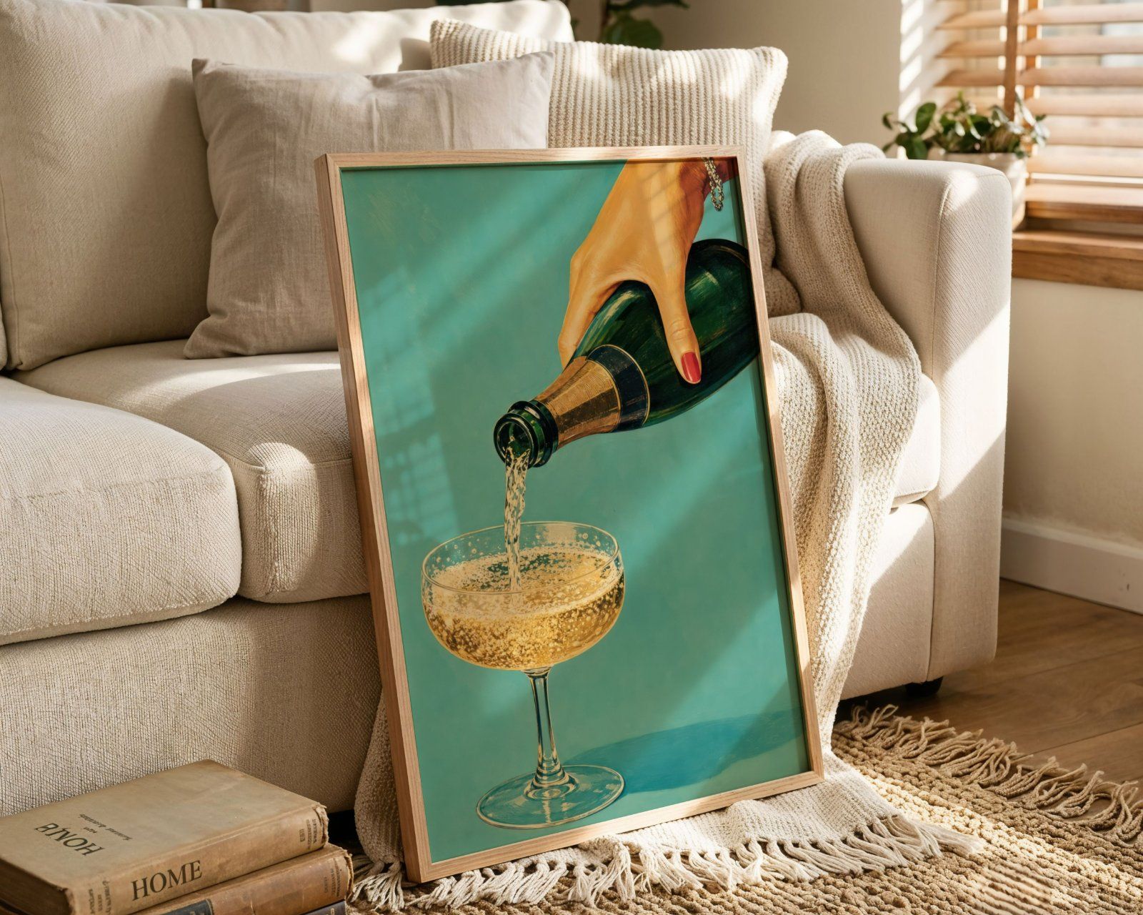 Vertical frame glass reflection Mockup, 3x4 ratio editable PSD — image 6