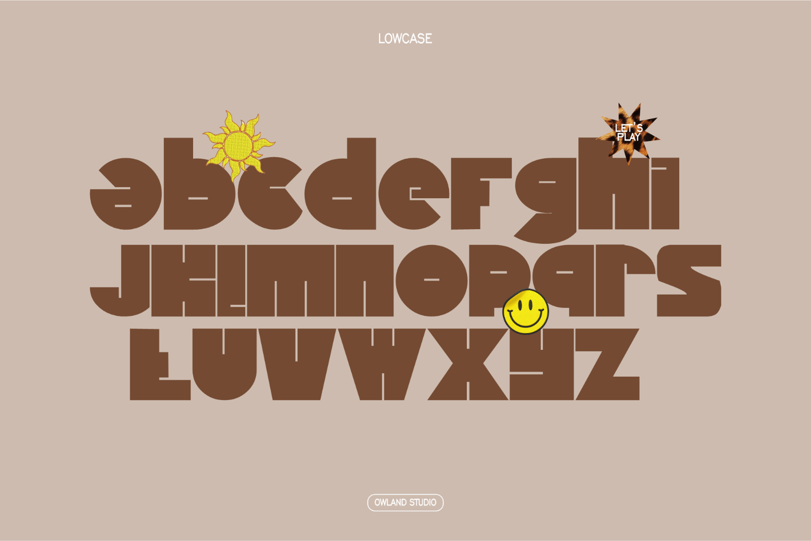 BROWN SUMMER - CARTOON FONT — image 8