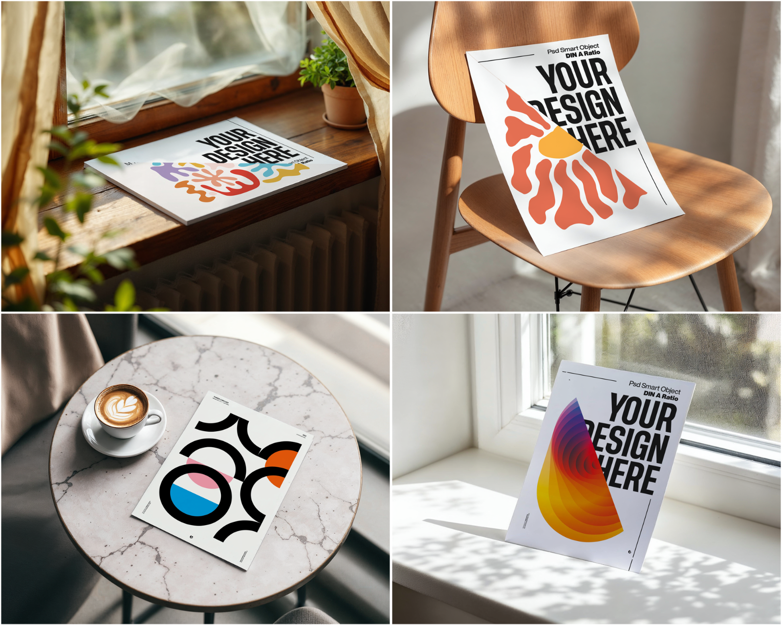 Poster Mockup Bundle: Din A Ratio PSD Template — image 8