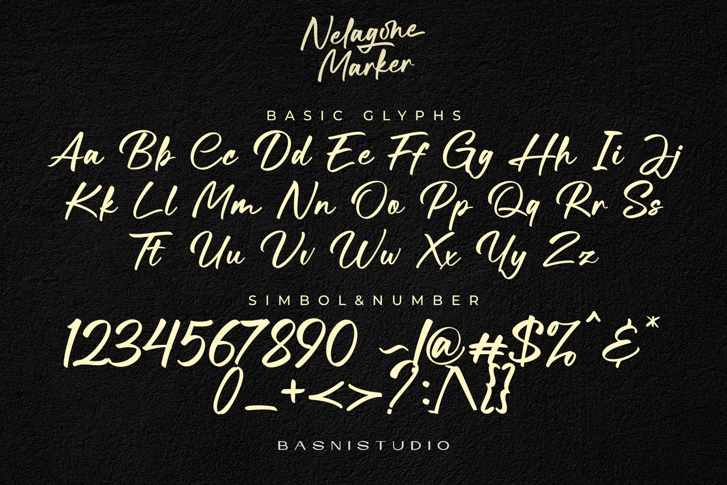 Nelagone Marker – Casual Marker Font — image 8