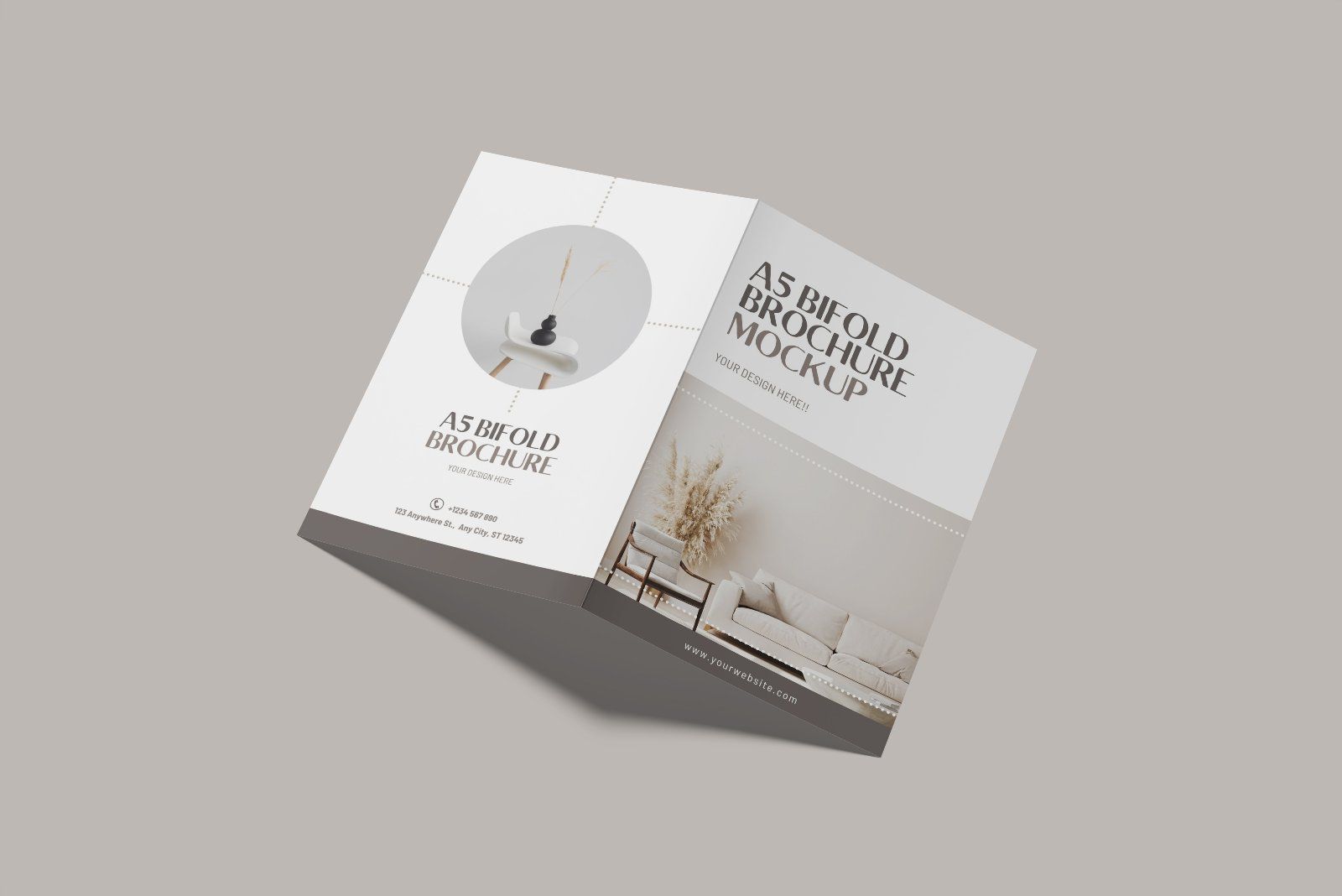 A5 Bifold Brochure Mockup — image 9