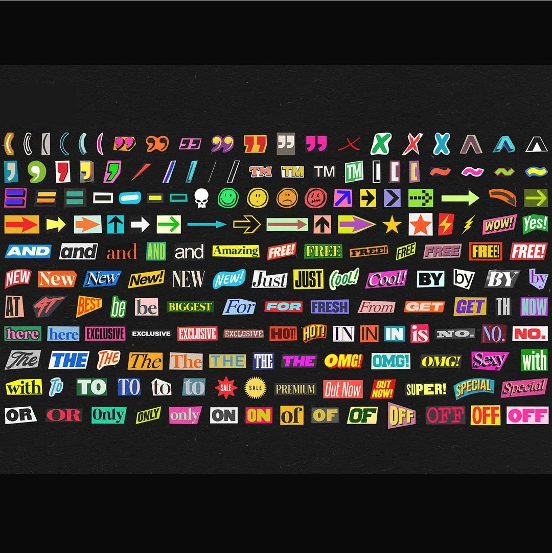 Printable Ransom Note Letters, Random Letters, alphabet letters, digital download, junk journal — image 9
